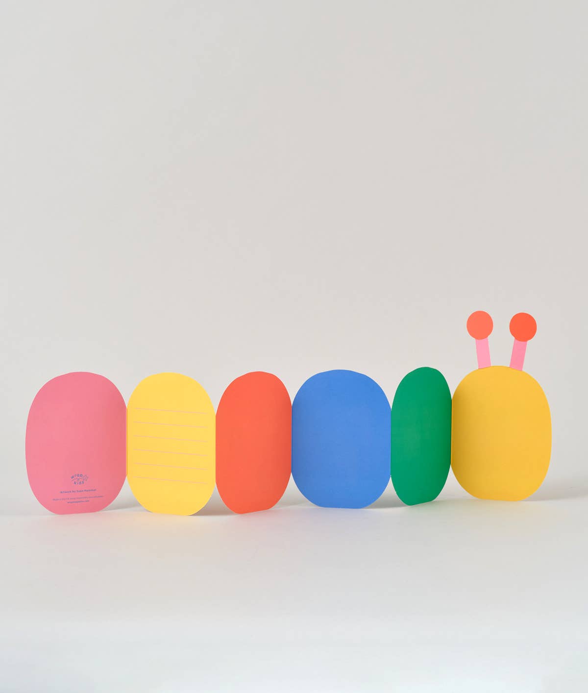 Caterpillar, Colourful Fold Out Kid's Birthday Card