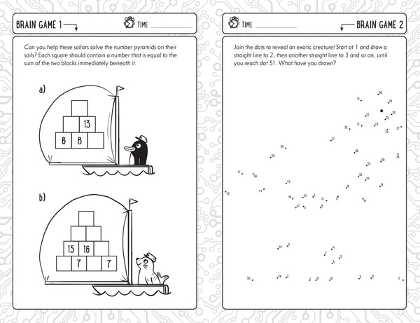 5 Minute Brain Games for Clever Kids (Buster Books)