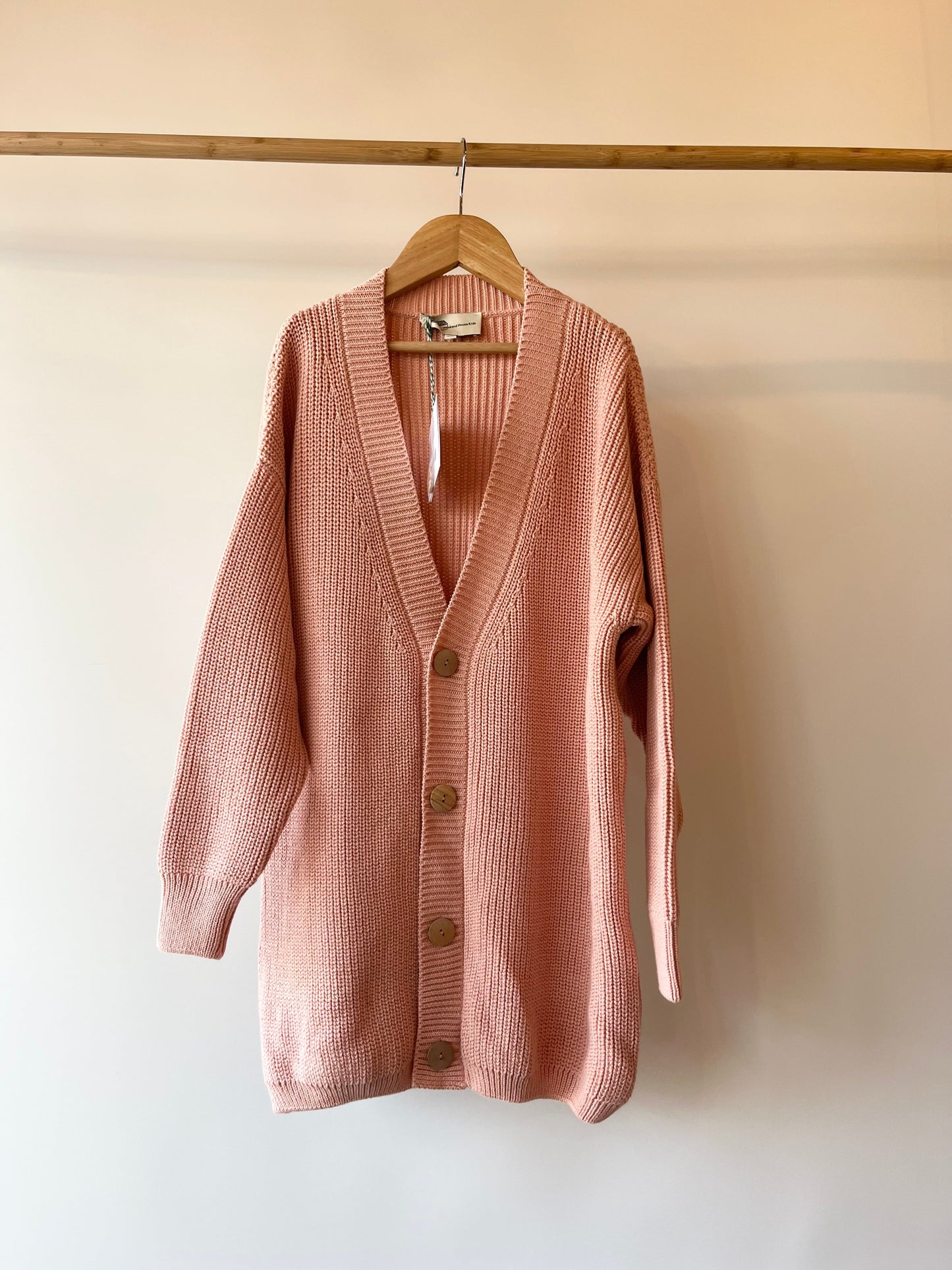 Preloved Weekend House, Pink Knitted Cardigan, 9 Years