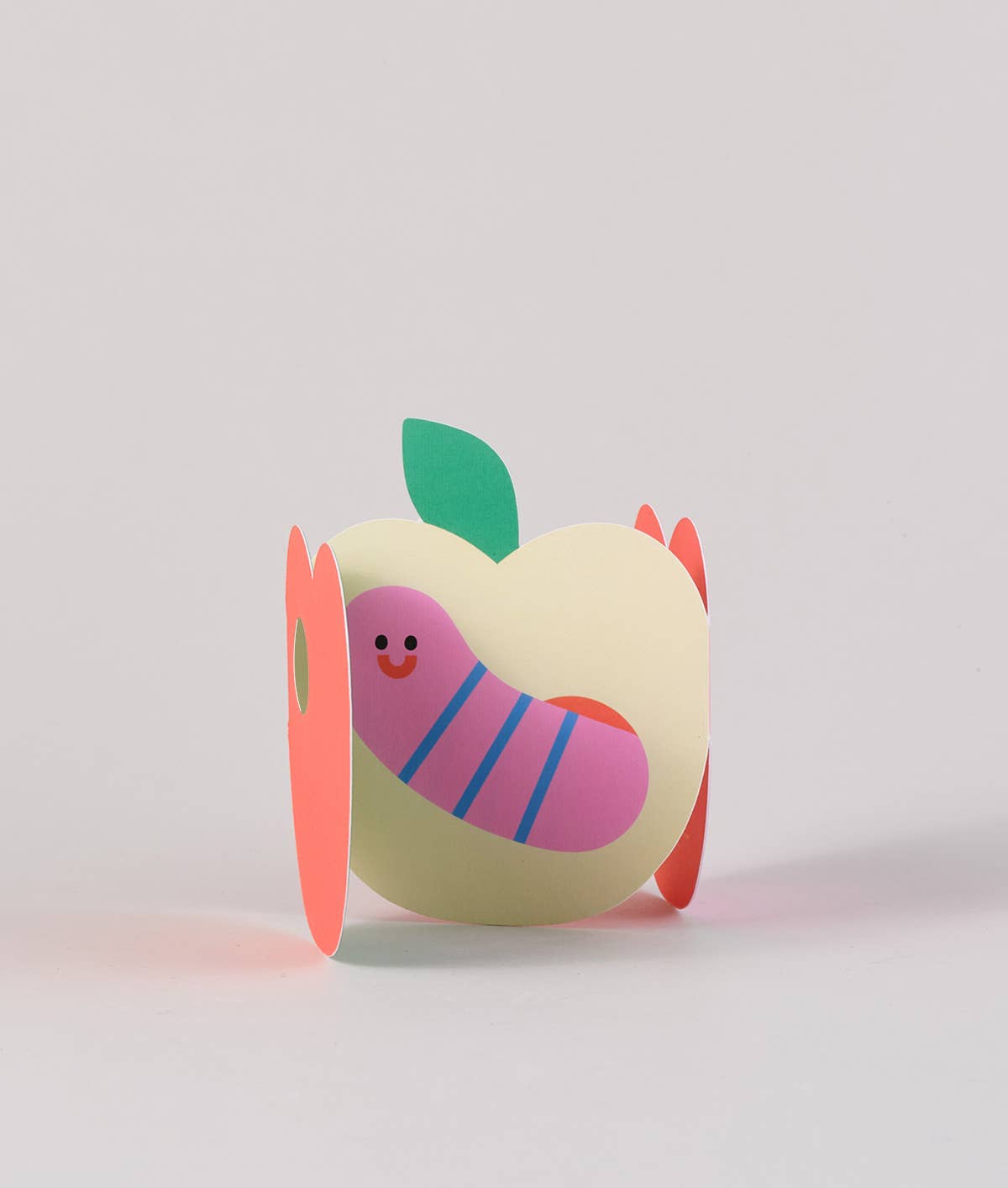 Apple Fold Out Cute Kid's Birthday Card