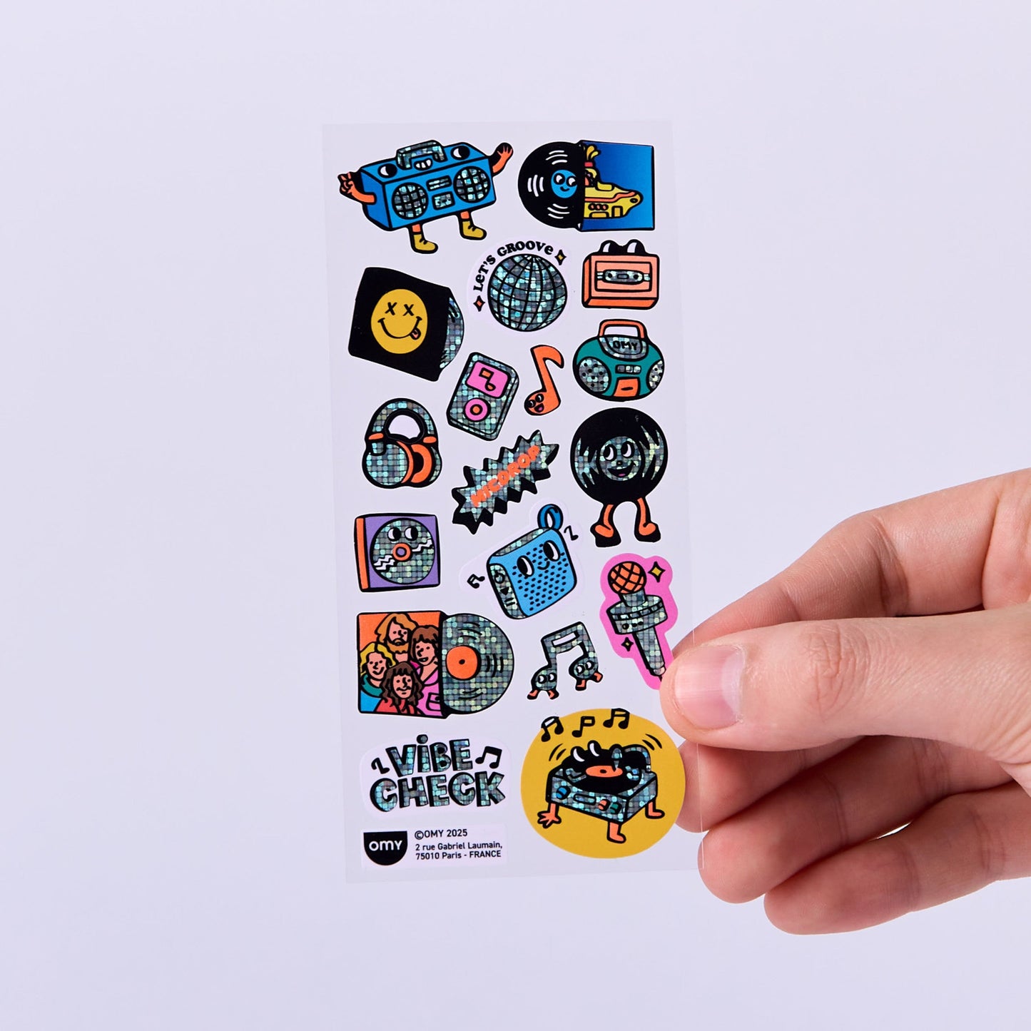 OMY, Iconic Fabulous Stickers, Music