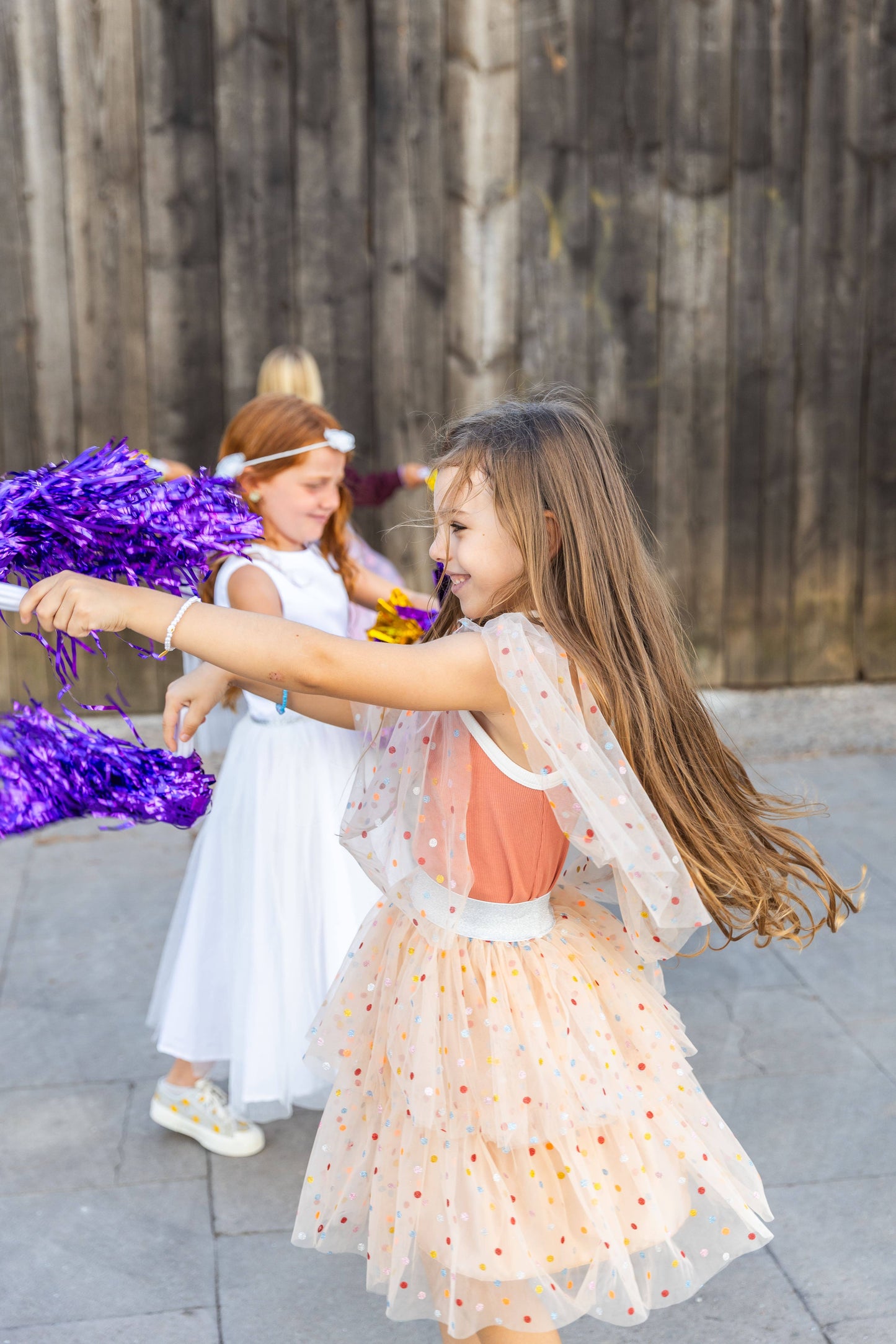 Ratatam! - Colombine Tutu Skirt with Multicolored Polka Dots