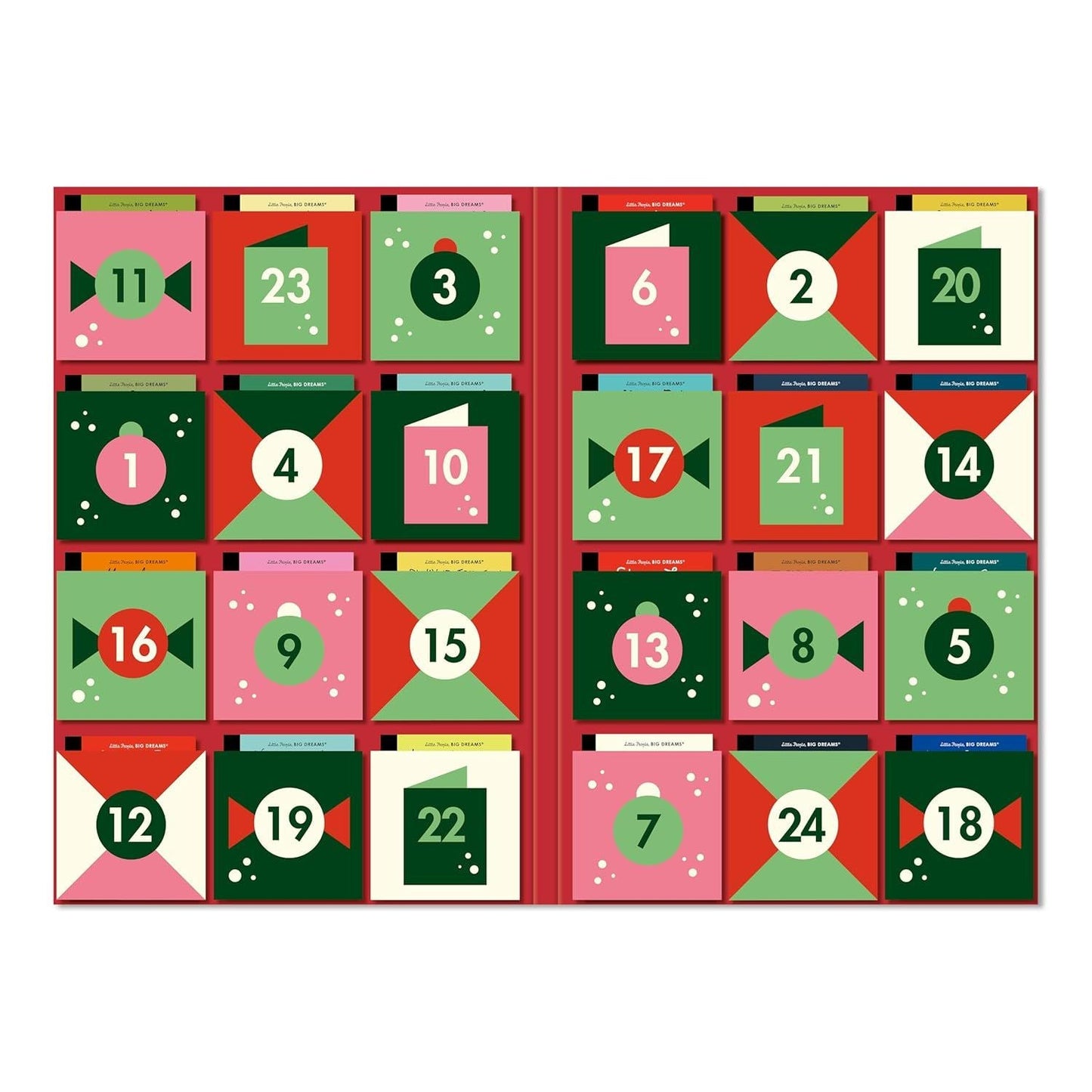 Little People Big Dreams 2025 Advent Calendar Collection