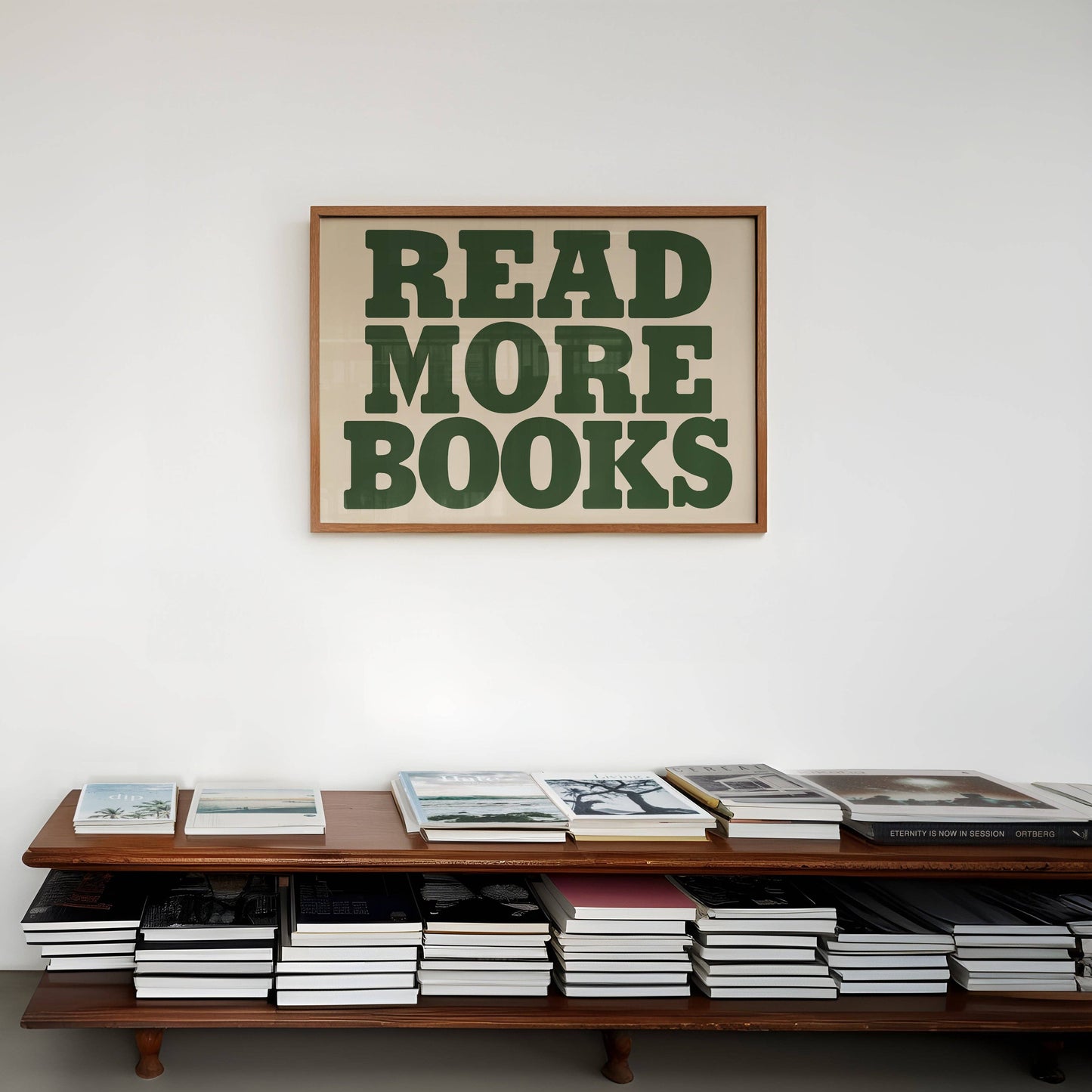 Lune Club - Read More Books Bold Print: Multi, Unframed, A3