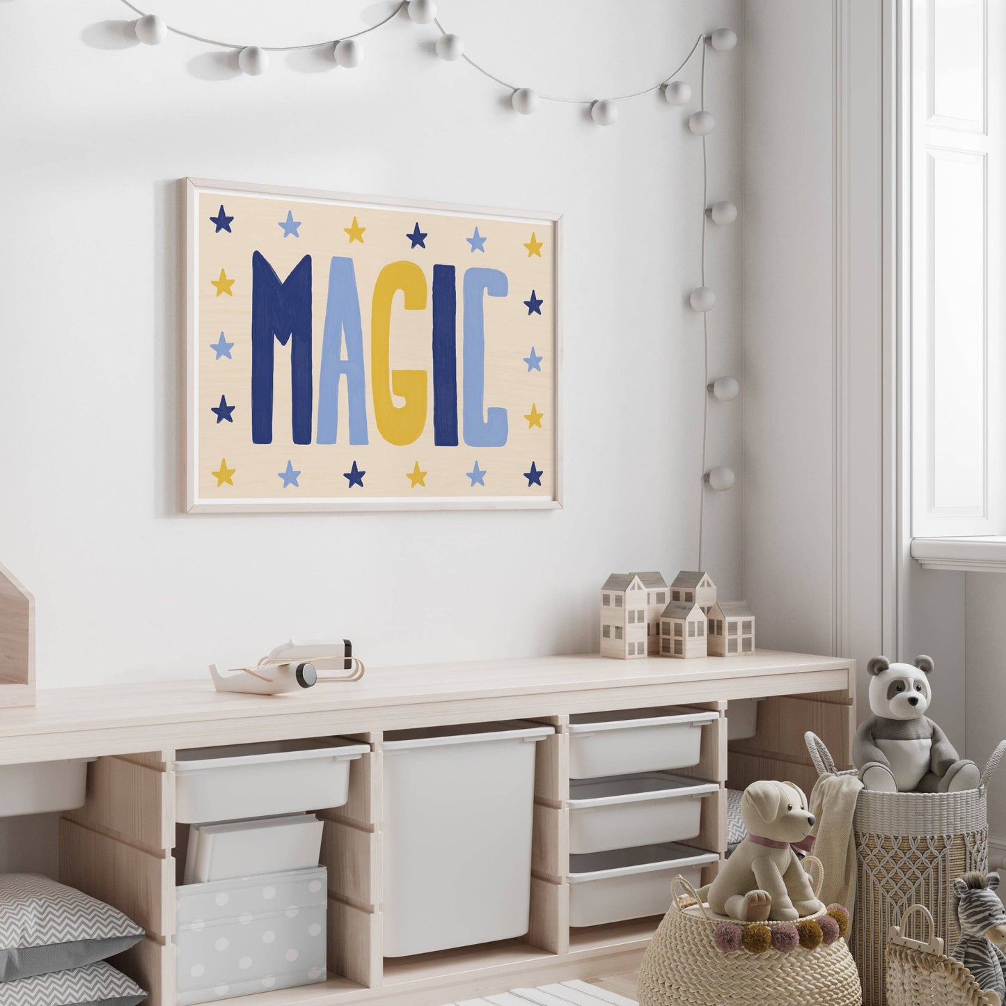 Lune Club - Magic Print: Multi, Unframed, A3