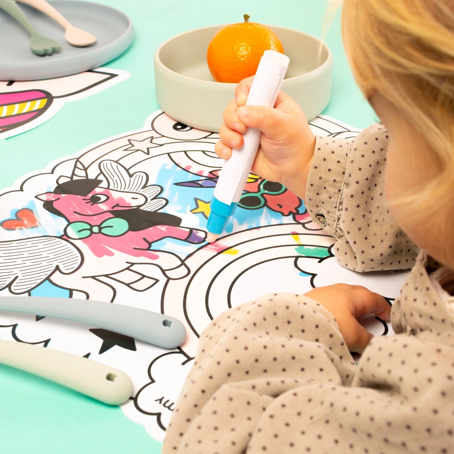 OMY Magic Water Placemats, Lily