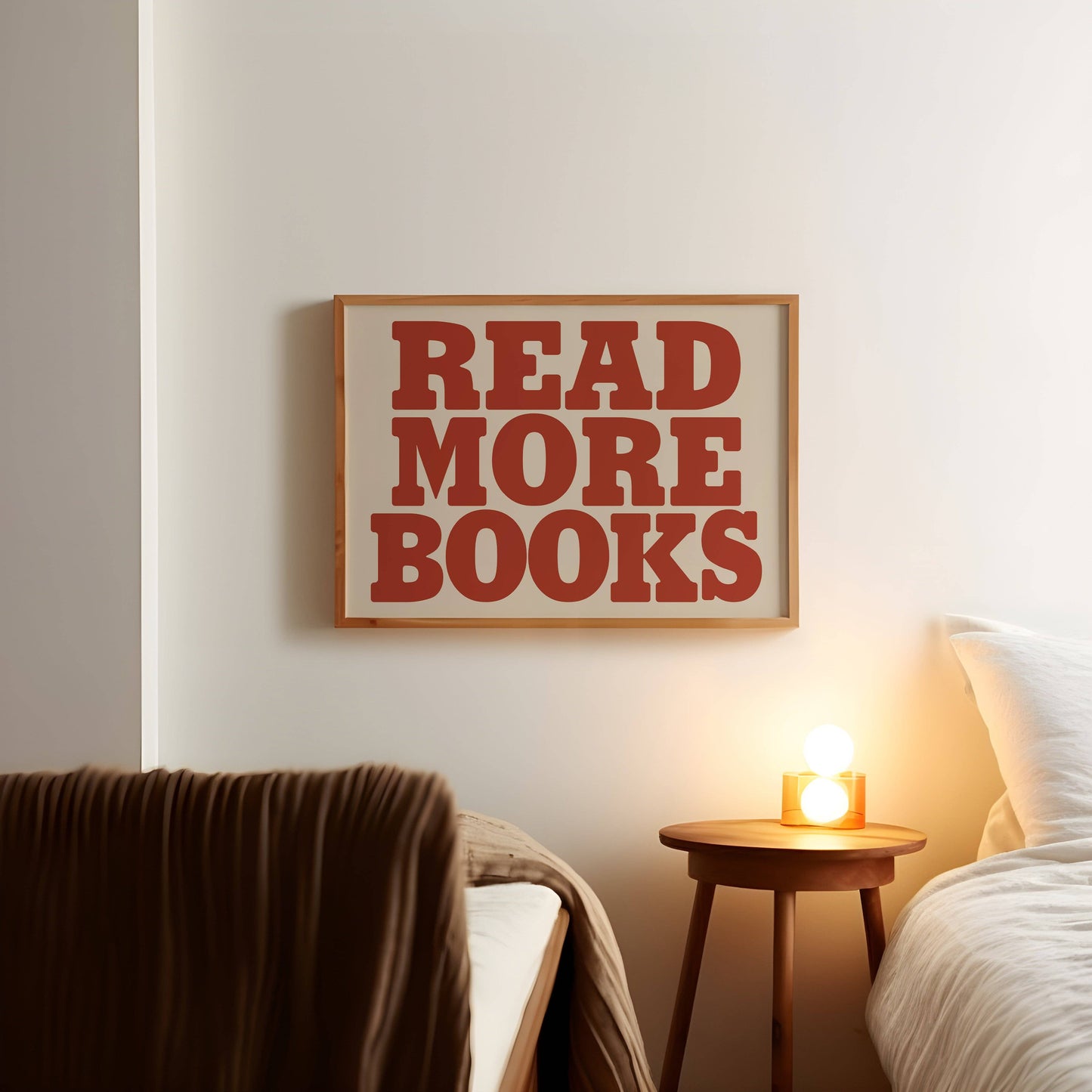 Lune Club - Read More Books Bold Print: Multi, Unframed, A3