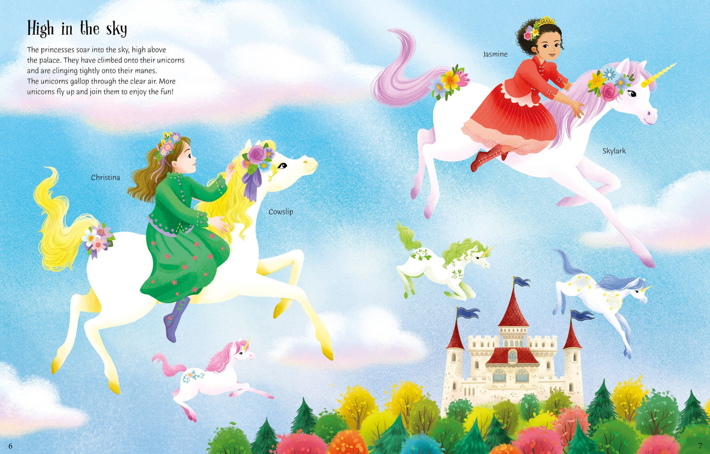 Unicorn Princess Dolly Dressing Sticker Book