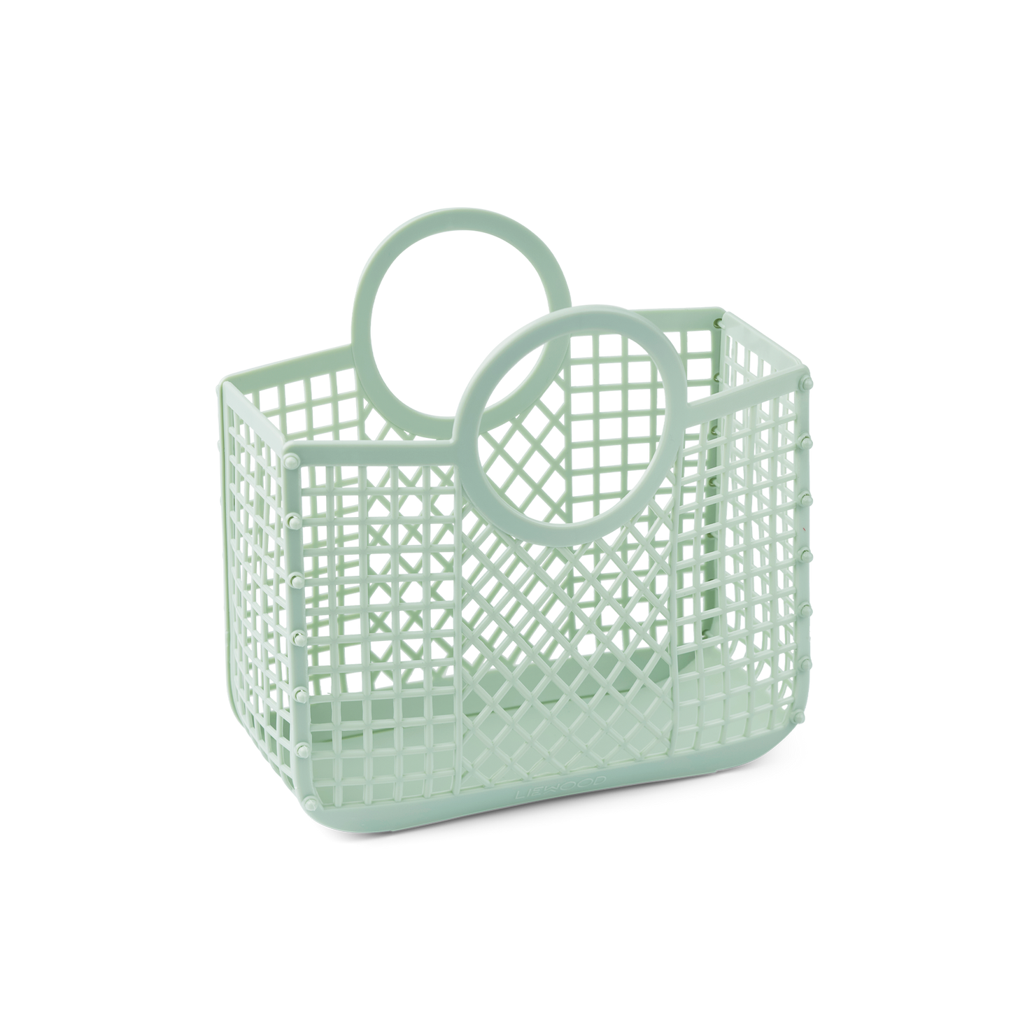 Peppermint Samantha Basket With Charms