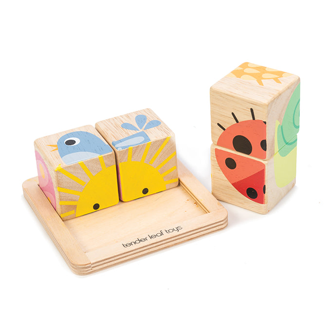 Wooden Baby Blocks Toy for Toddlers