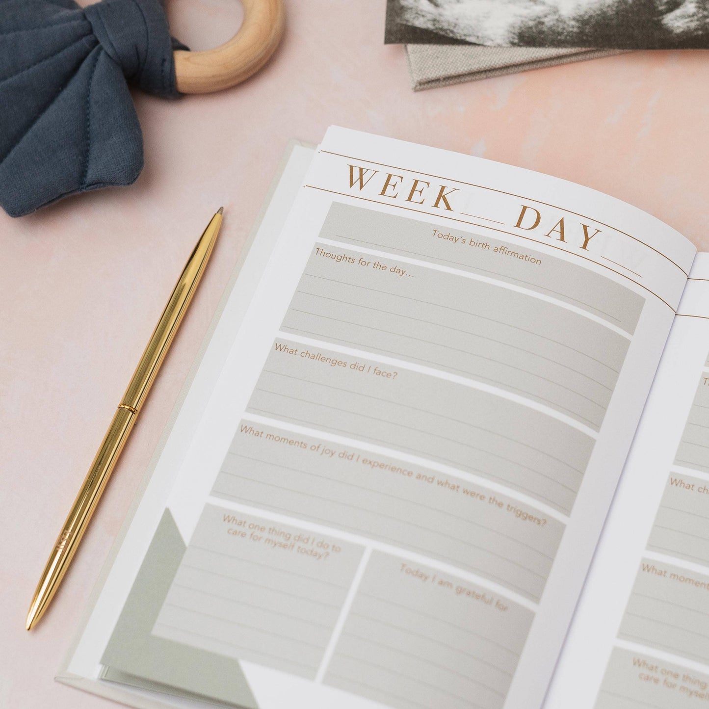 Mama Notes: Pregnancy Journal for Positive Birth