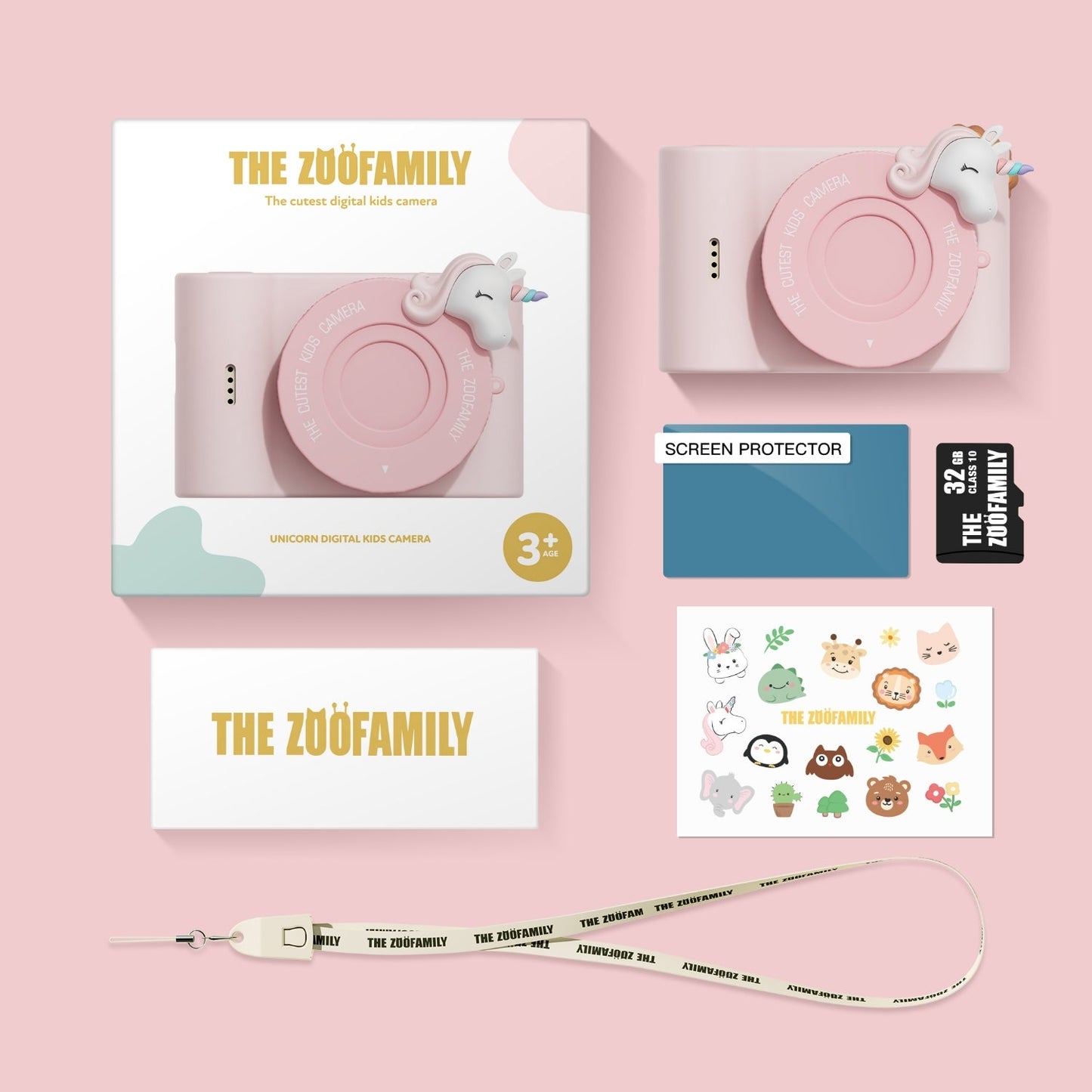 The ZooFamily, Urban Zoo Digital Camera for Older Kids, Unicorn