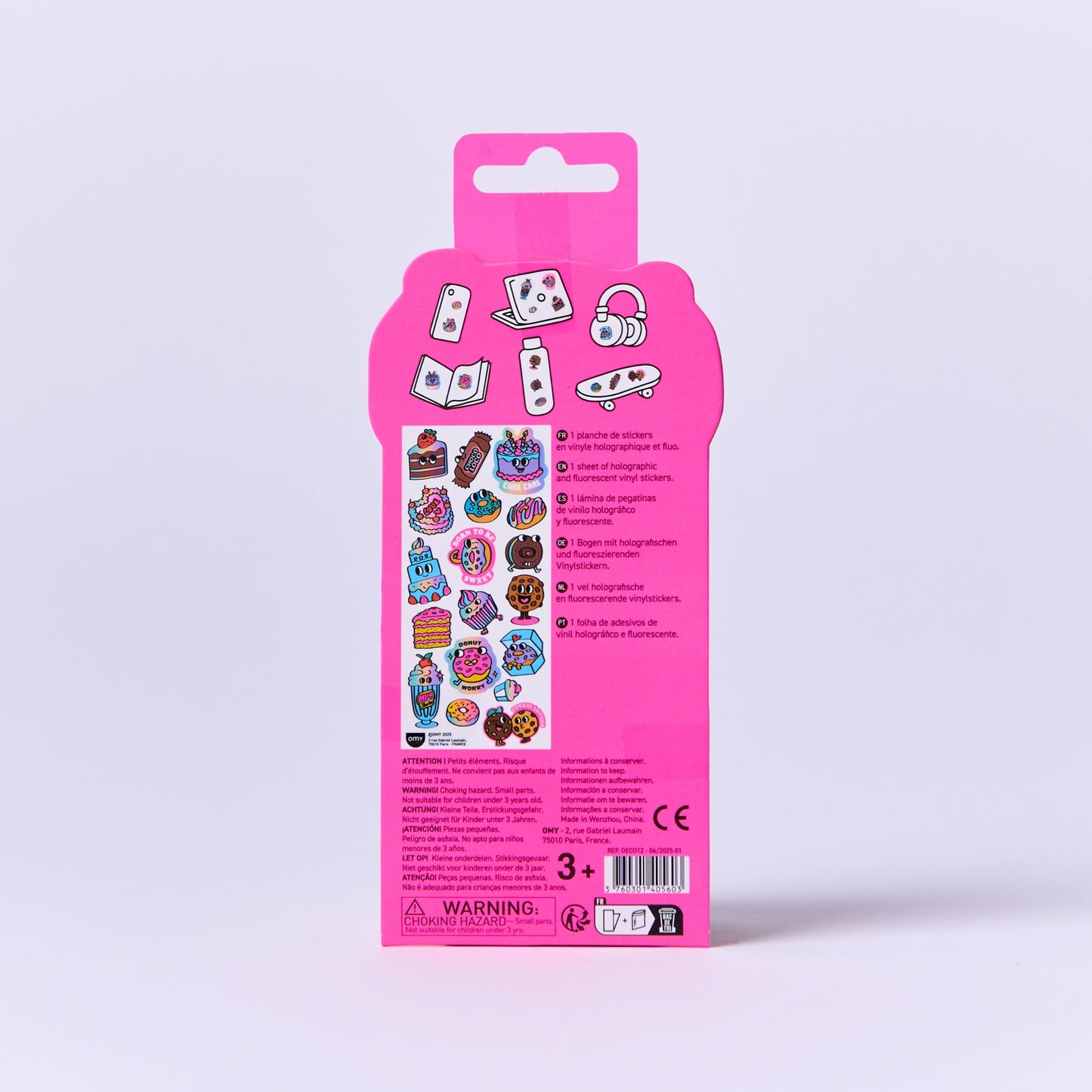 OMY, Mini Fabulous Stickers, Donuts