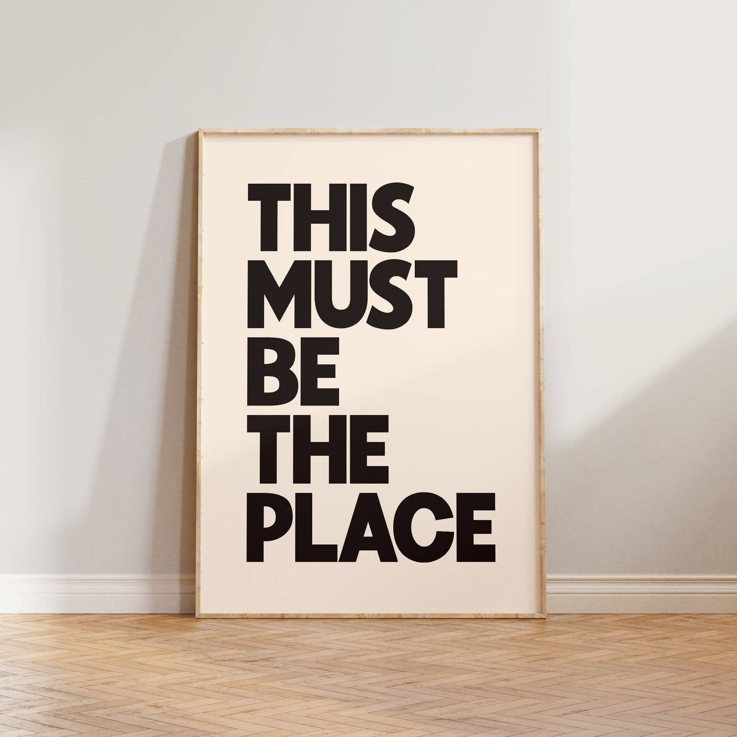 Lune Club - This Must Be The Place Print: Unframed, Multi, A3