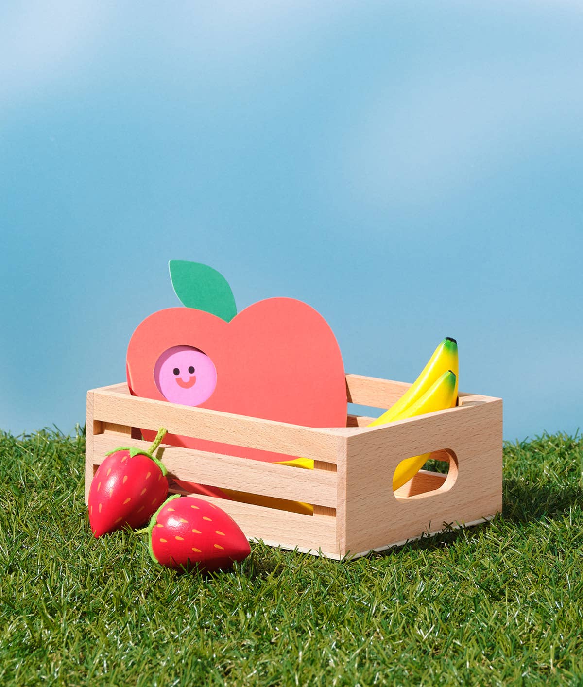 Apple Fold Out Cute Kid's Birthday Card