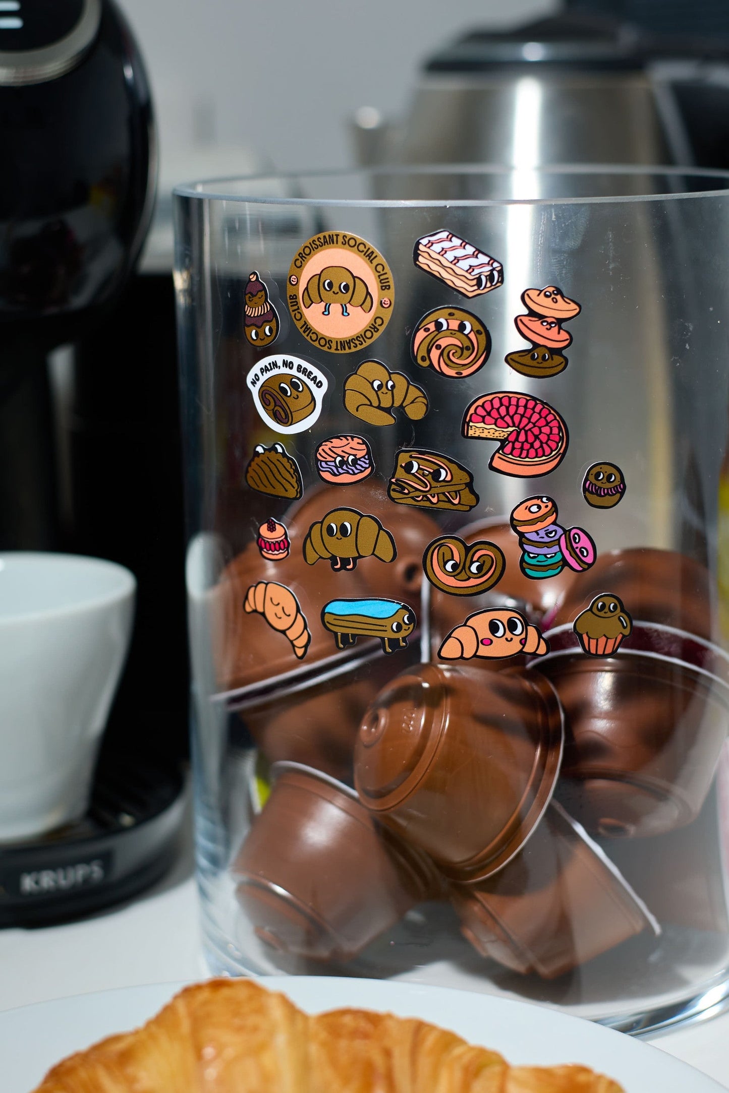 OMY, Iconic Fabulous Stickers, Croissant