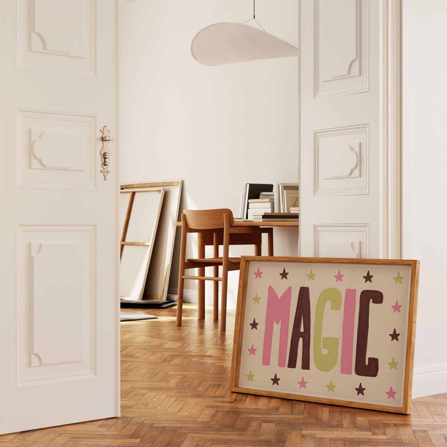 Lune Club - Magic Print: Multi, Unframed, A3