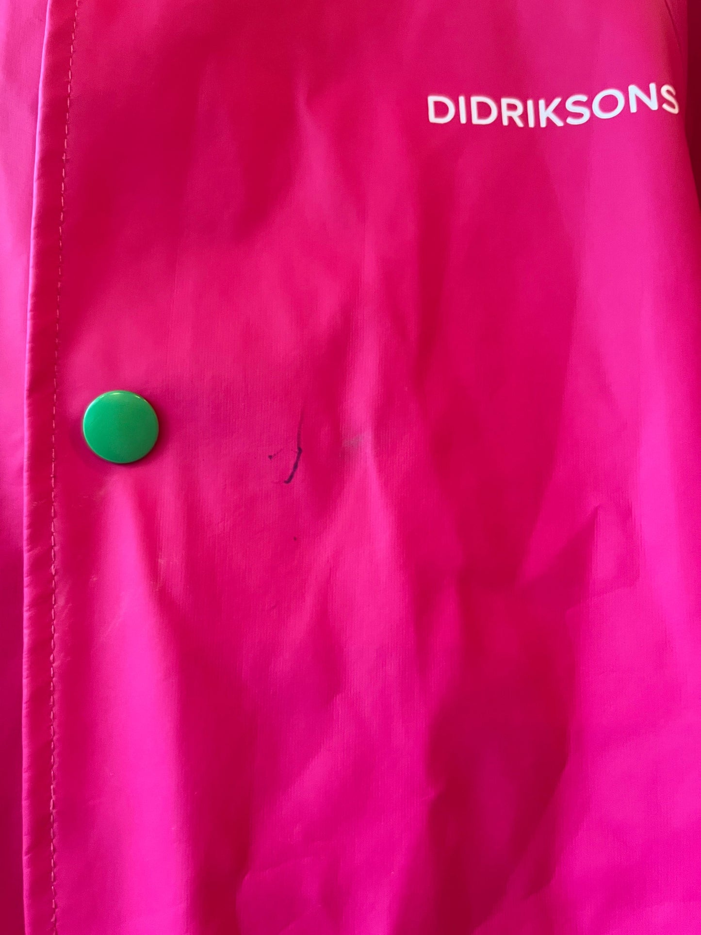 Preloved Didrikson, Pink Rain Jacket, 5 - 6 Years