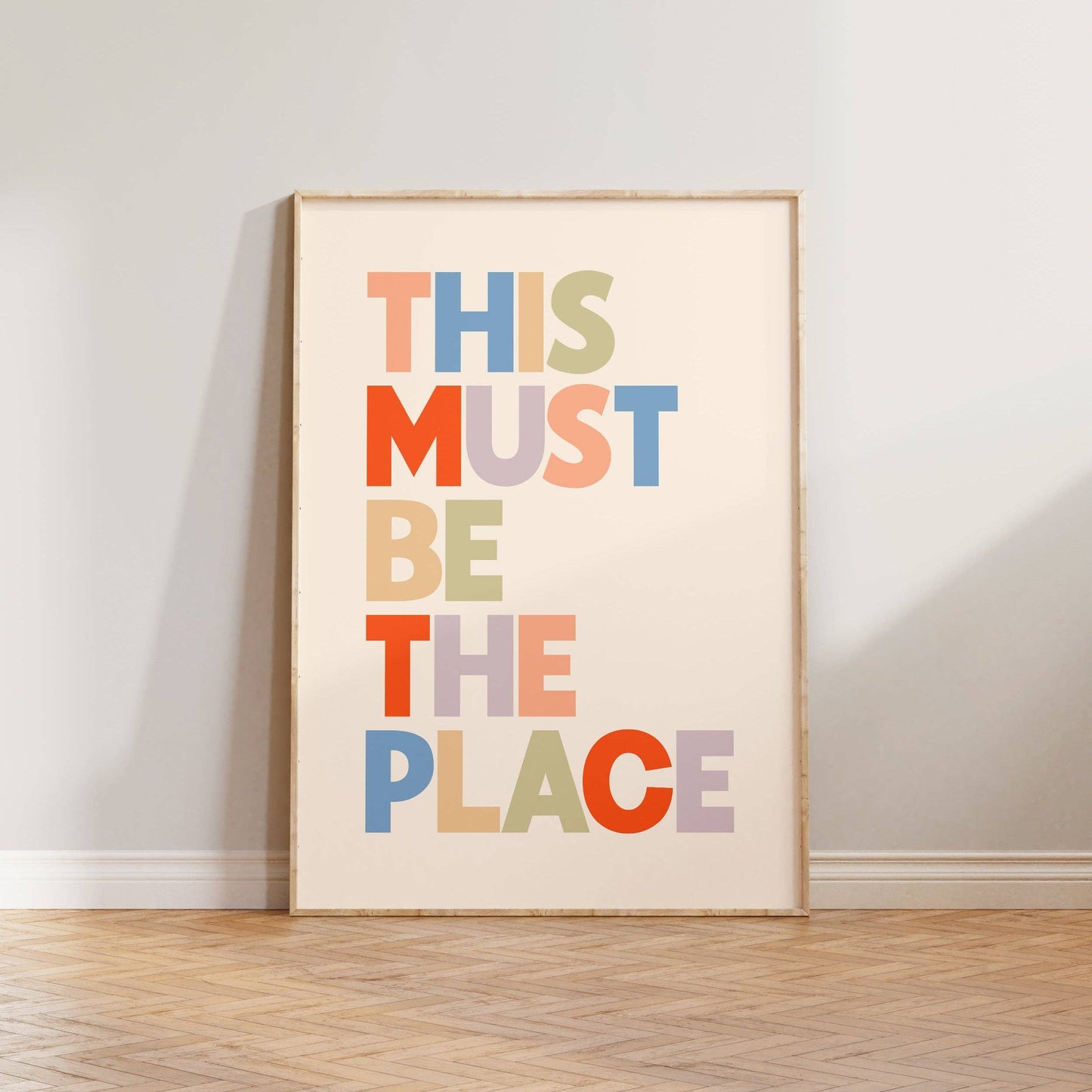 Lune Club - This Must Be The Place Print: Unframed, Multi, A3