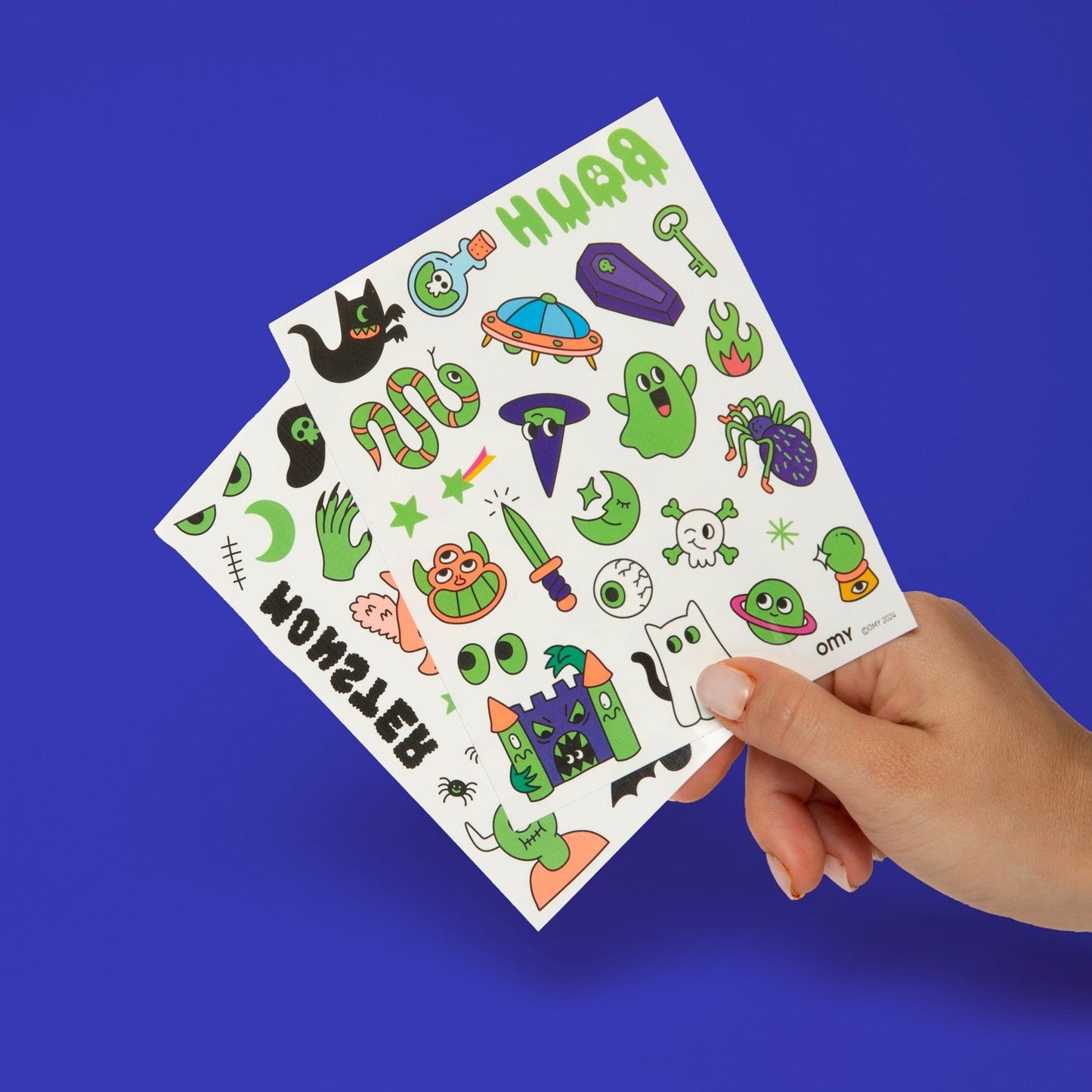 OMY, Boo! Glow In The Dark Tattoos