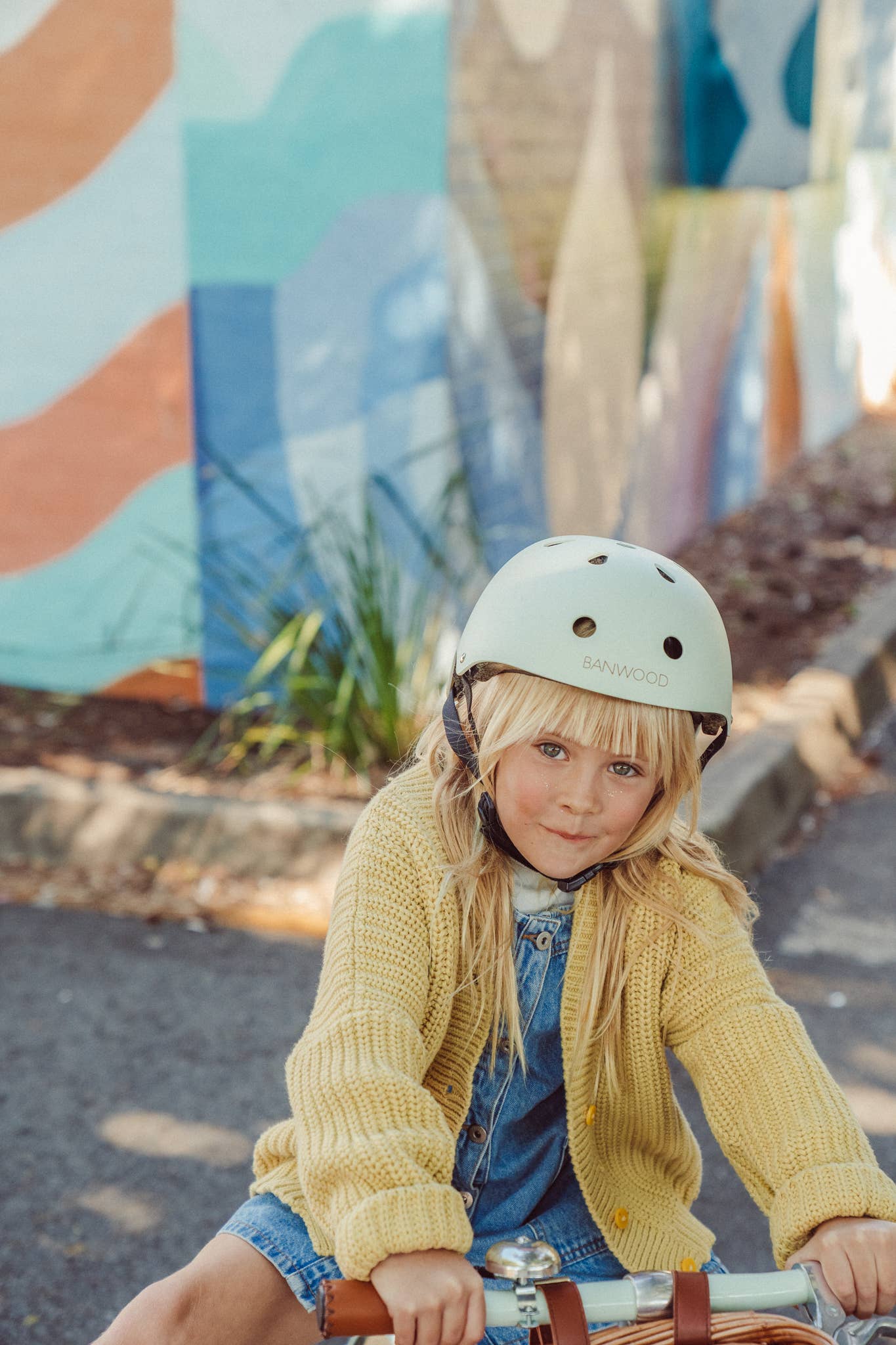 Banwood Helmet - Matte Pale Mint (50-54 cm)