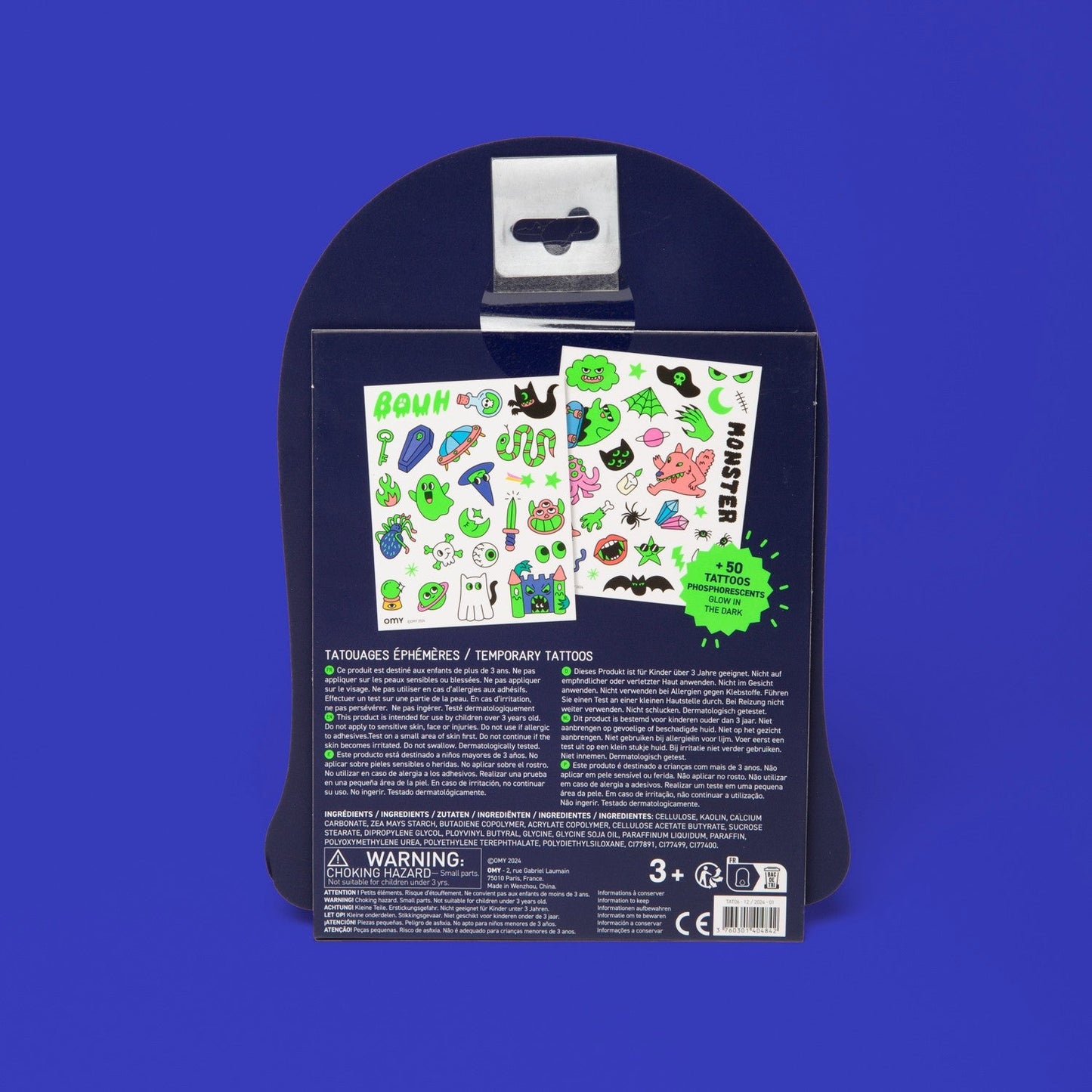 OMY, Boo! Glow In The Dark Tattoos