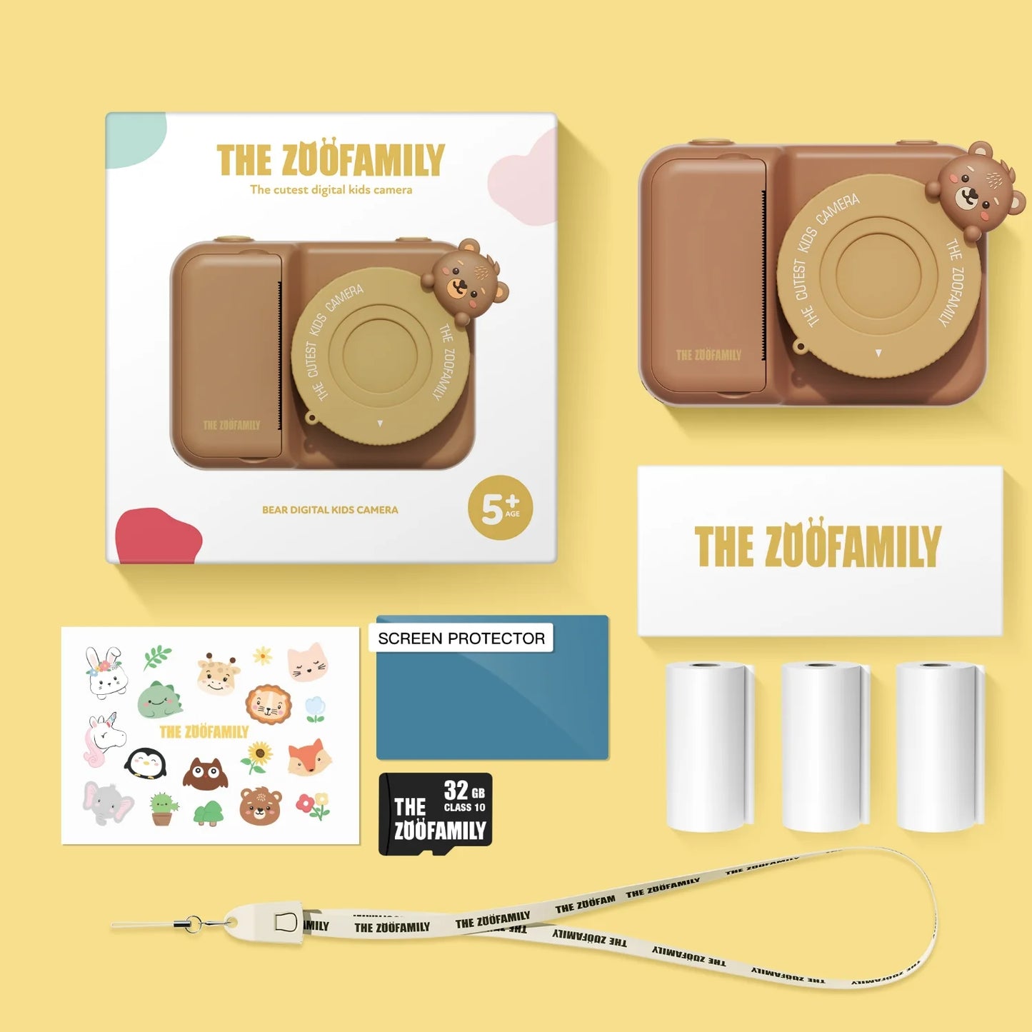 ZooFamily, Zoo Print Bear Camera