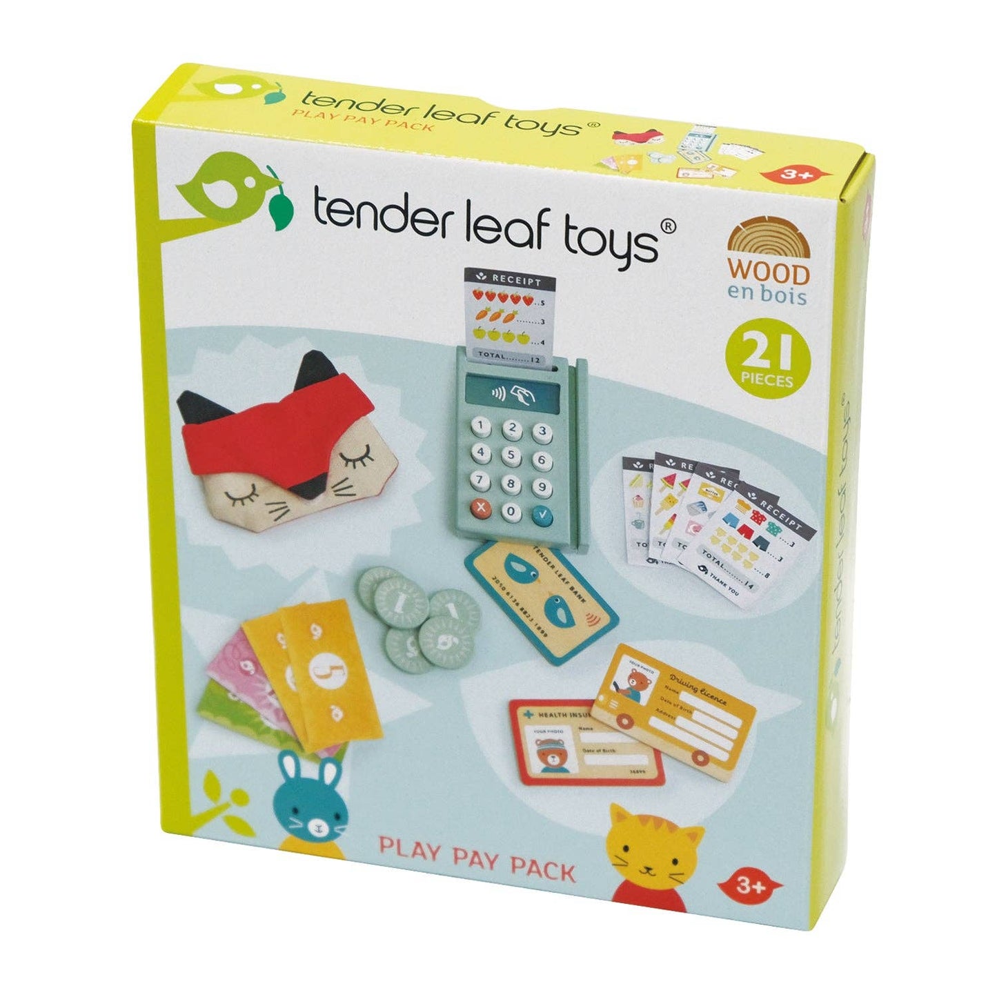 Play Pay Pack with Toy Money and Card Reader