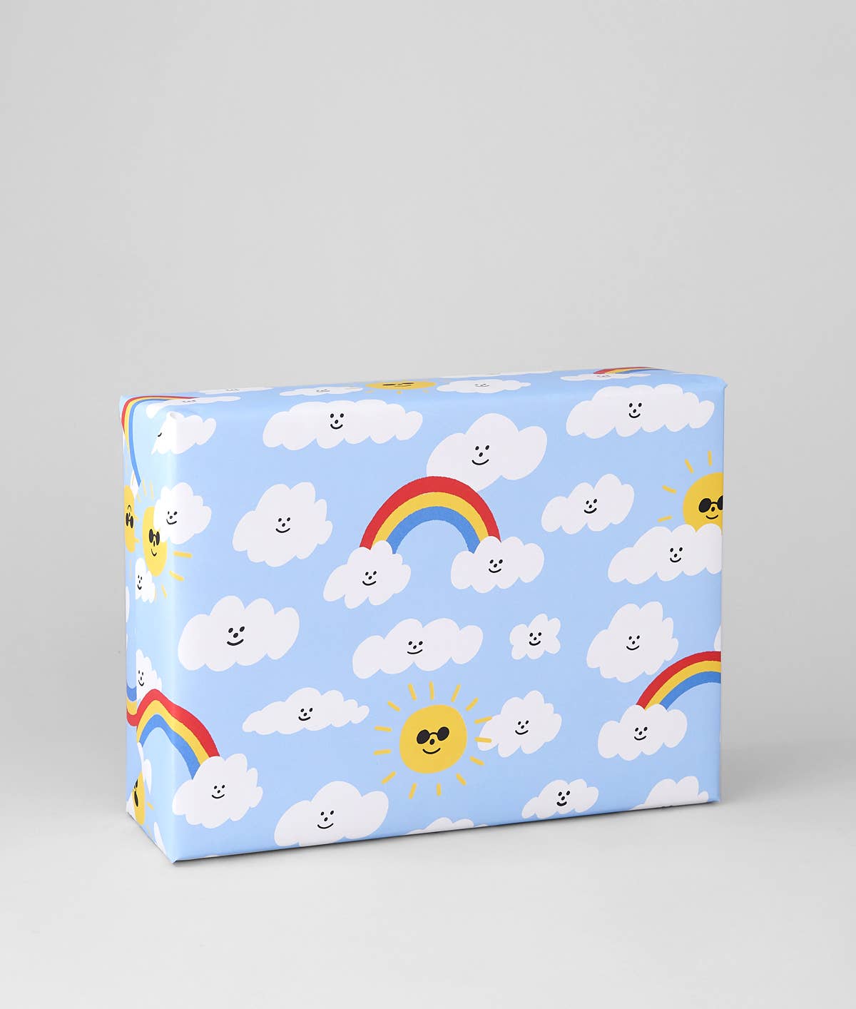 Suns and Clouds Colourful Gender Neutral Kids Gift Wrap