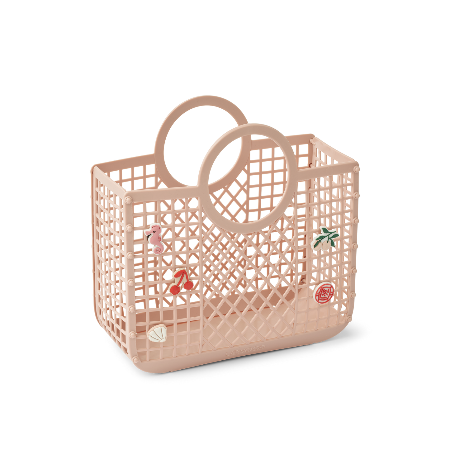 Rose Samantha Basket With Charms