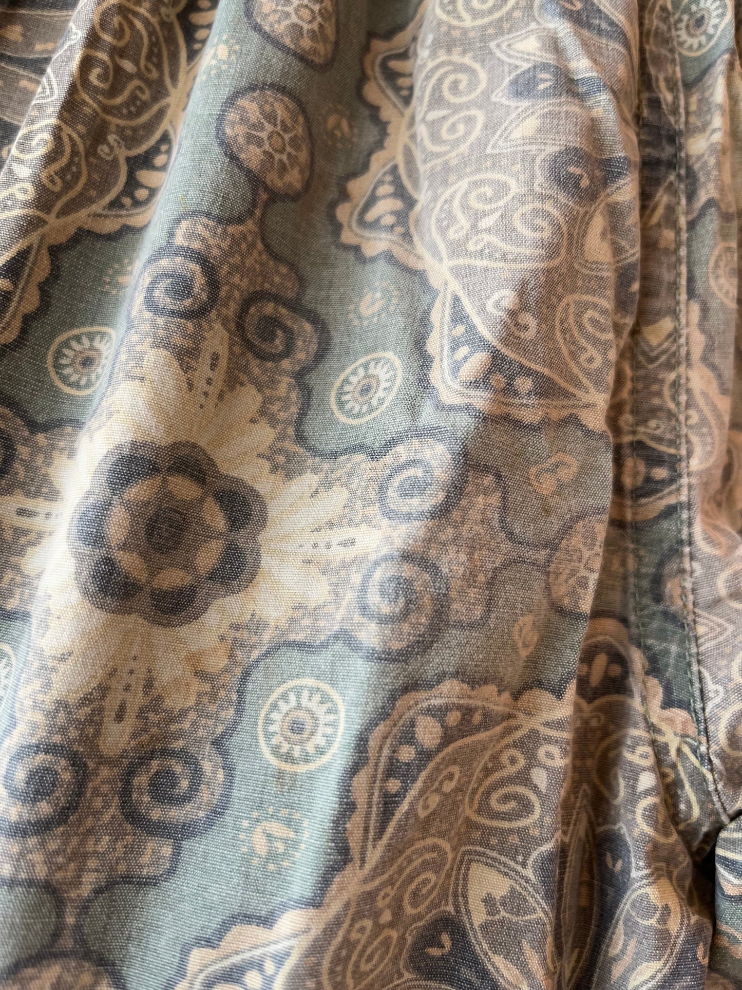 Preloved Ghanda Clothing, Paisley Swim Shorts, 5 - 6 Years