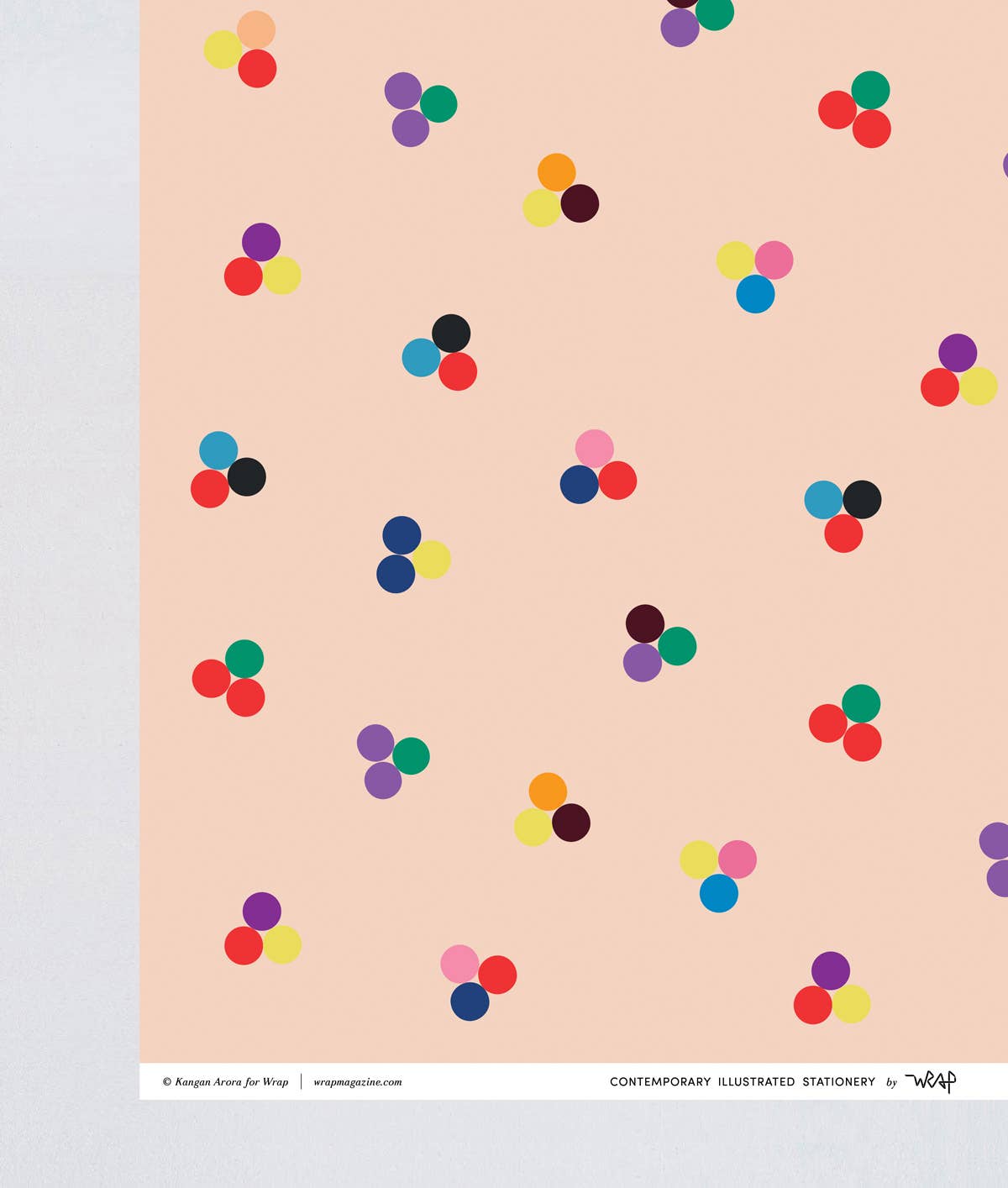 Bright Dot Cluster Gift Wrap