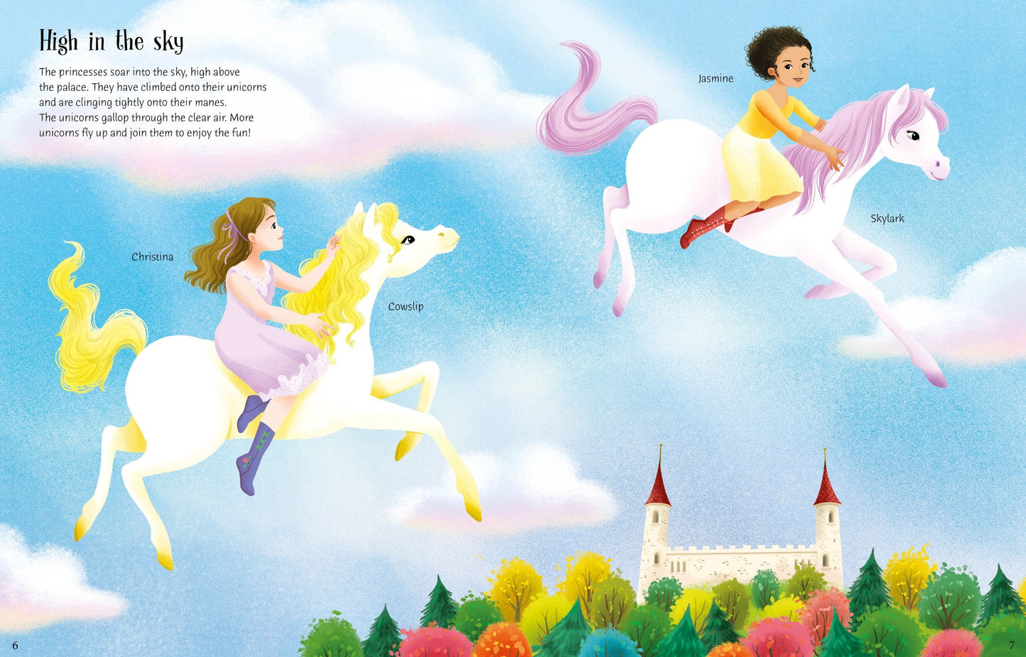 Unicorn Princess Dolly Dressing Sticker Book