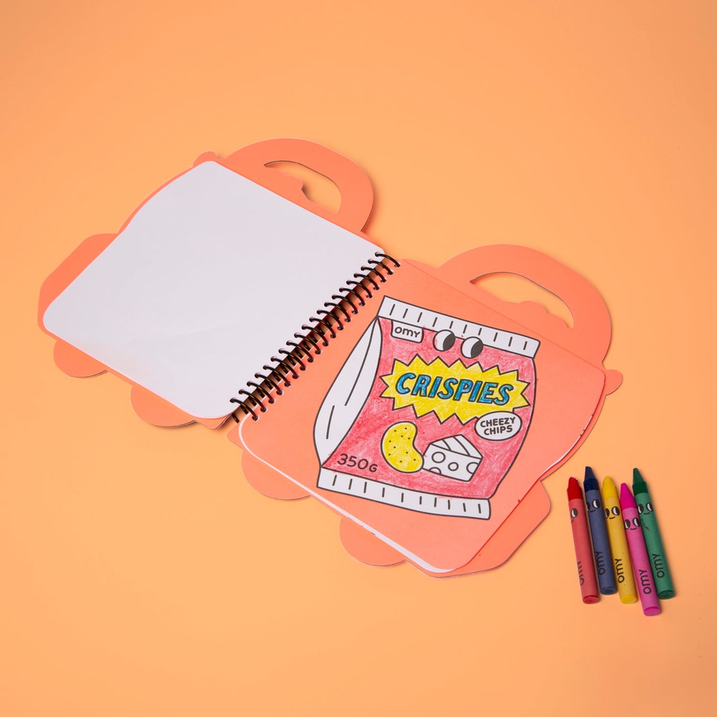 OMY Super Colouring and Stickers Book: Yummy