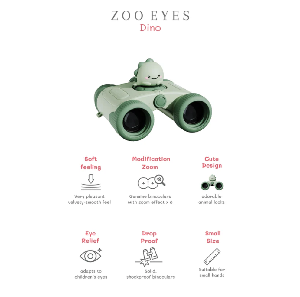 The ZooFamily, Zoo Eyes Binoculars for Kids, Dino