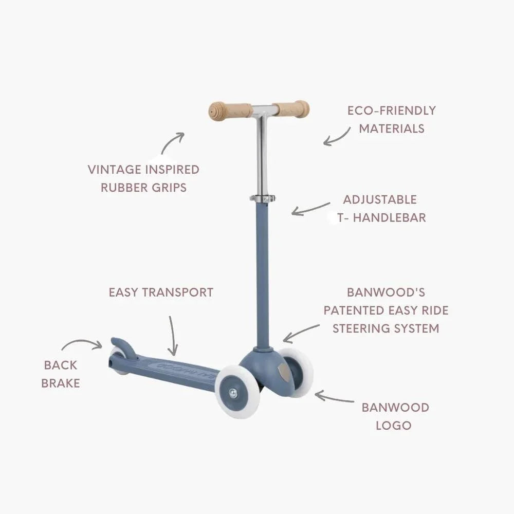 Banwood Eco Scooter - Deep Sea Blue