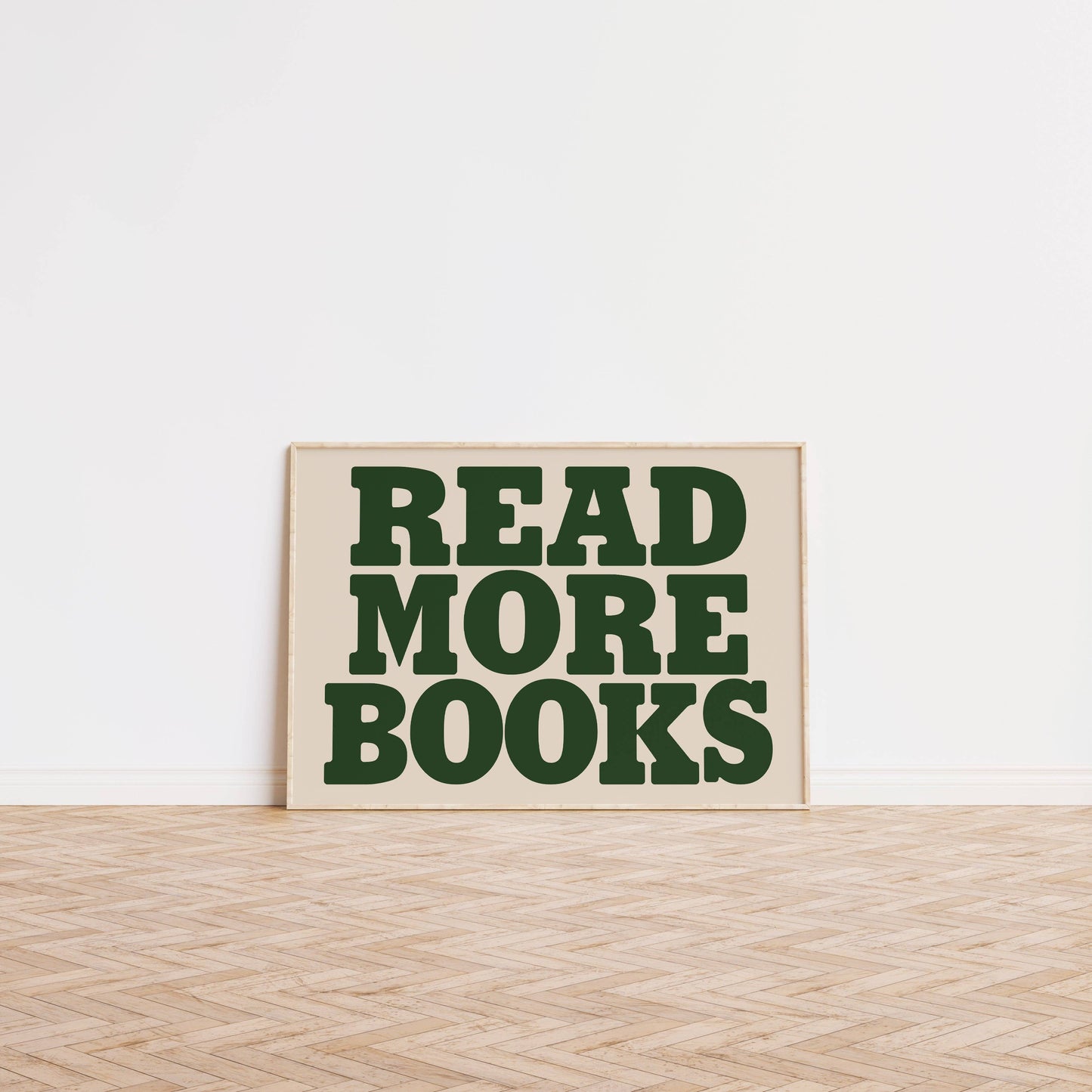 Lune Club - Read More Books Bold Print: Multi, Unframed, A3