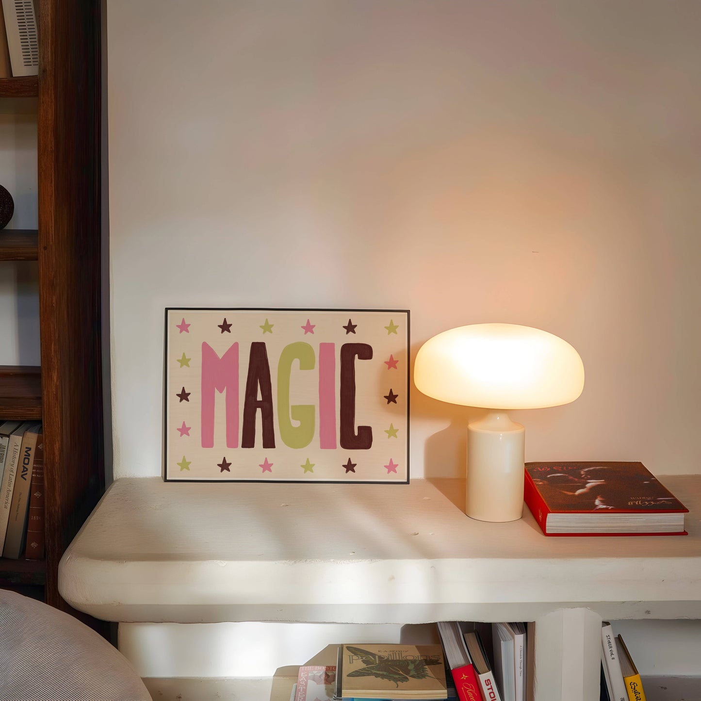 Lune Club - Magic Print: Multi, Unframed, A3