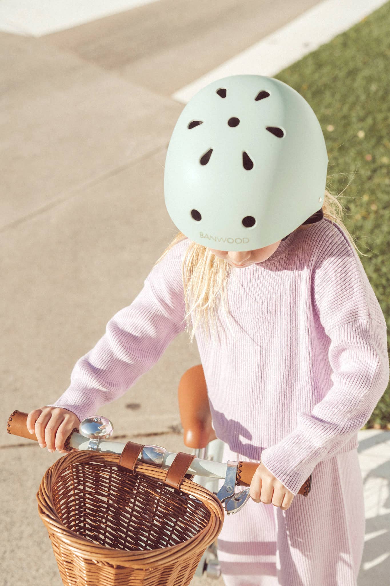 Banwood Helmet - Matte Pale Mint (50-54 cm)