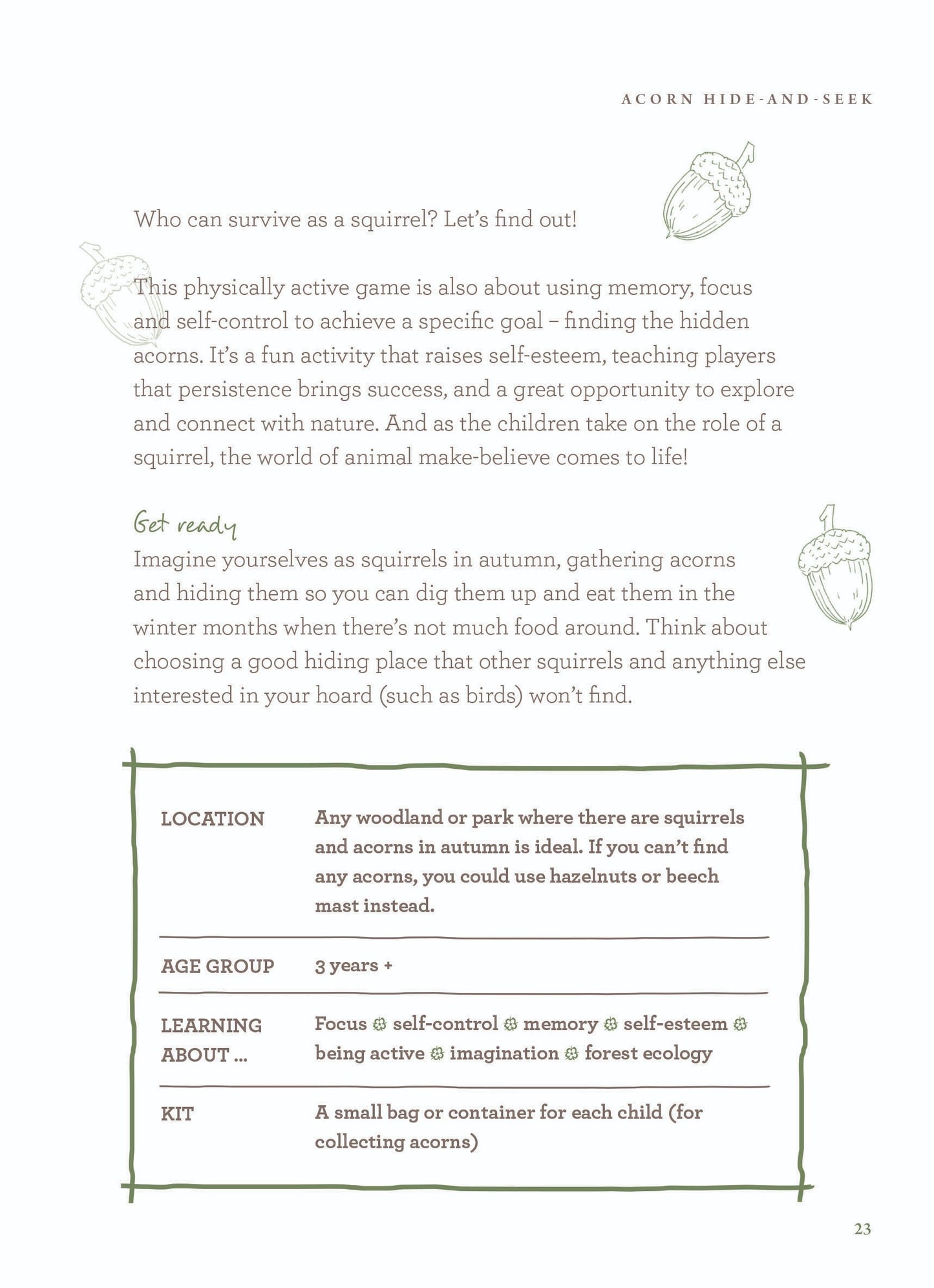 Play The Forest School Way