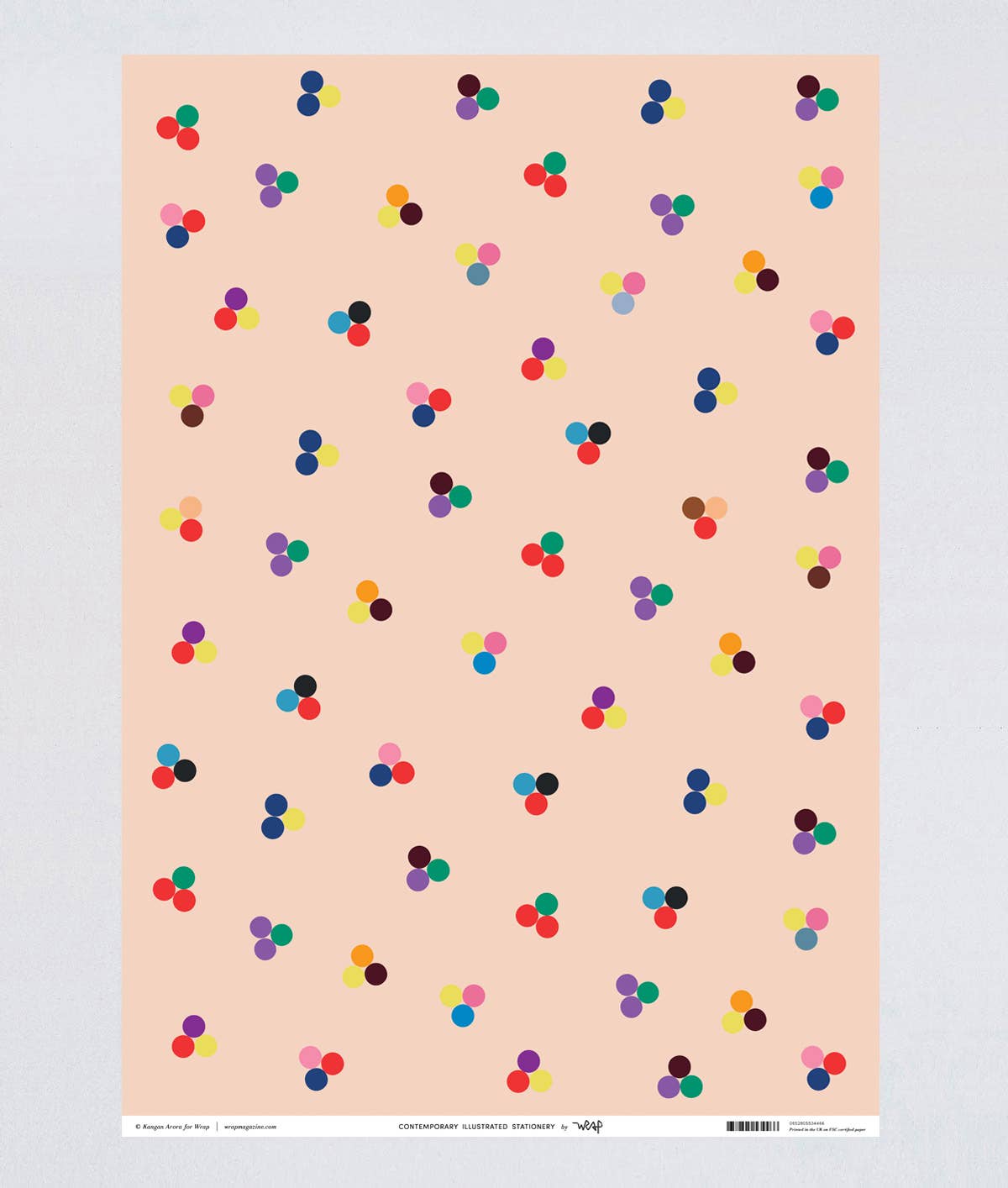 Bright Dot Cluster Gift Wrap