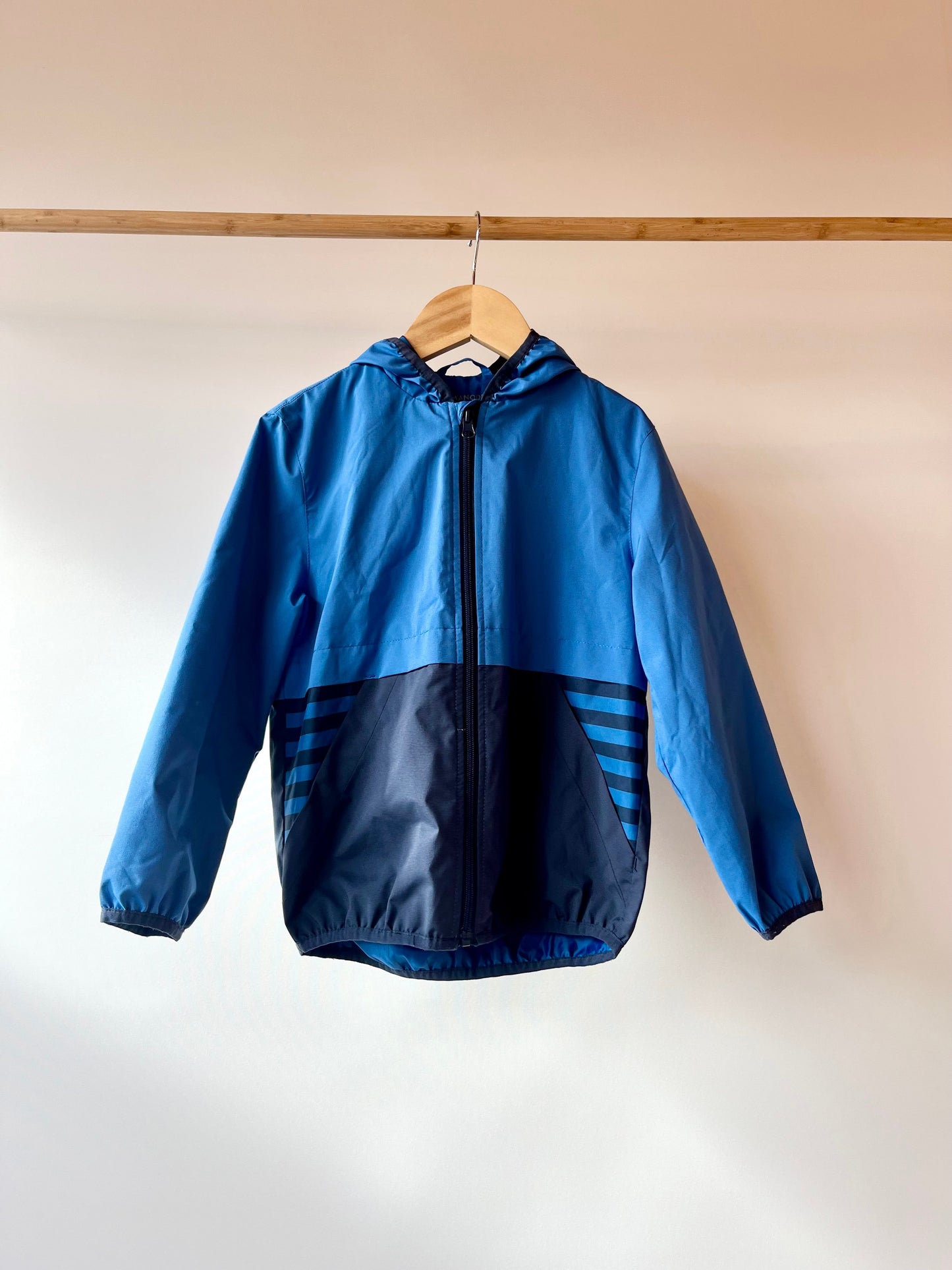 Preloved Manor, Blue Lightweight Windbreaker Jacket, 6 Years