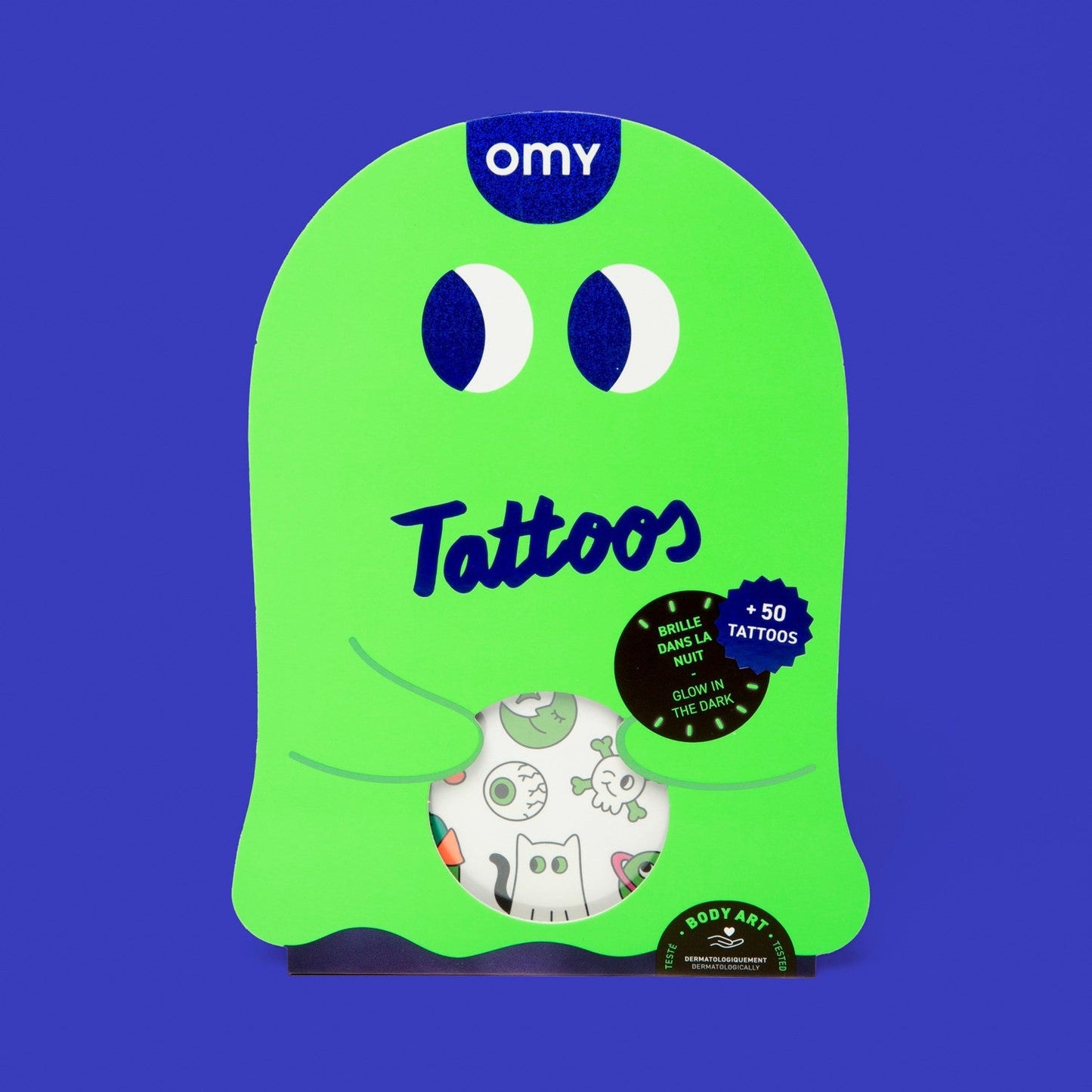 OMY, Boo! Glow In The Dark Tattoos