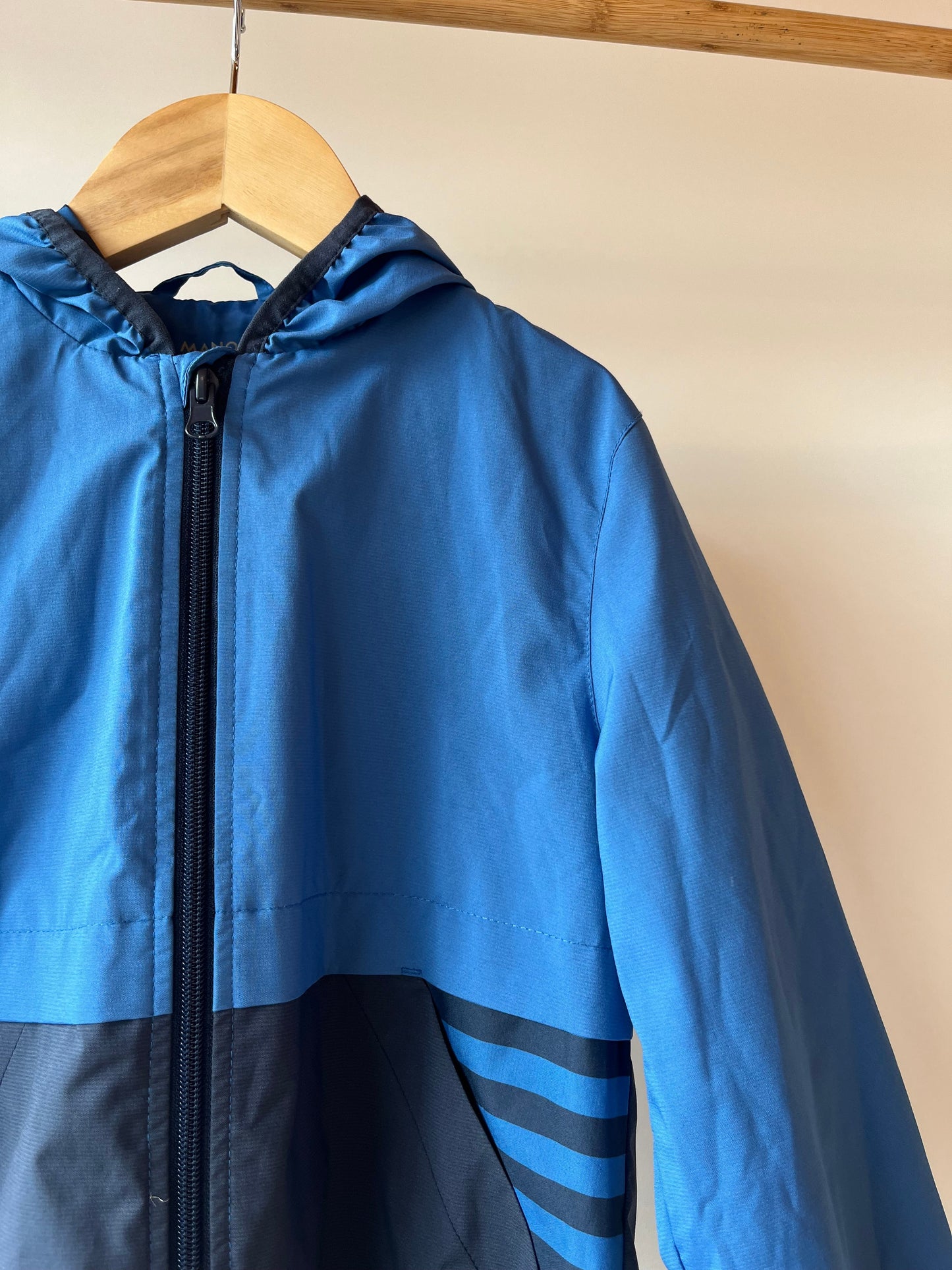 Preloved Manor, Blue Lightweight Windbreaker Jacket, 6 Years