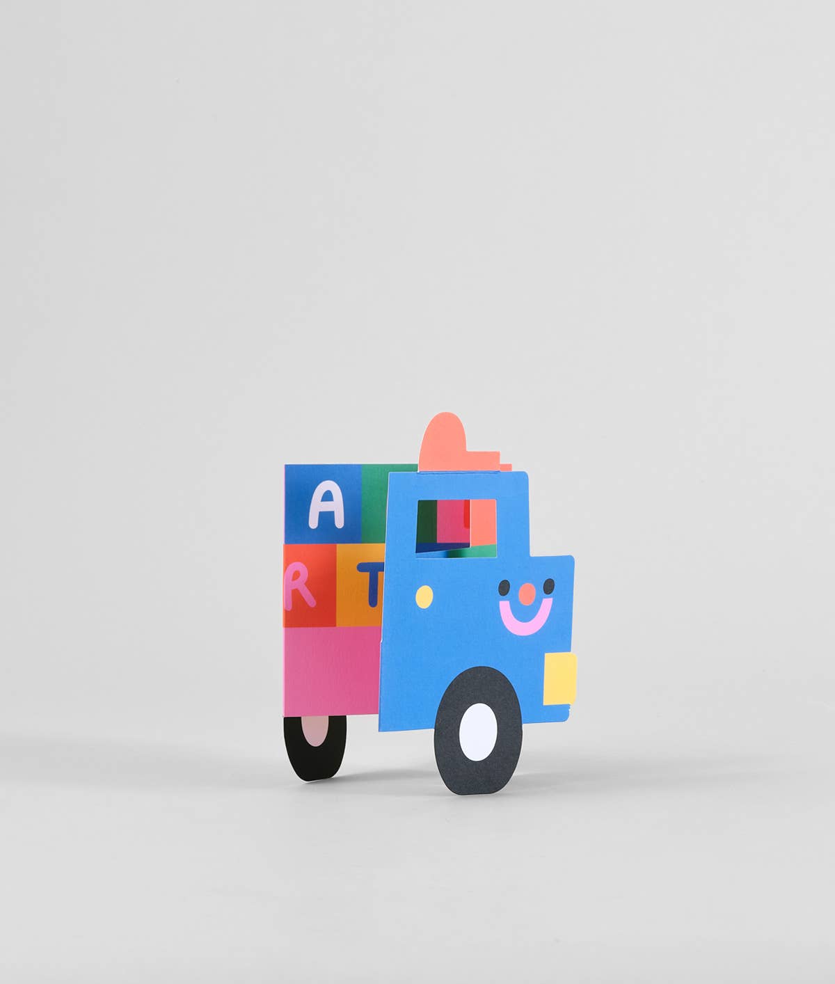 Birthday Truck, Colourful Fold Out Kid's Birthday Card