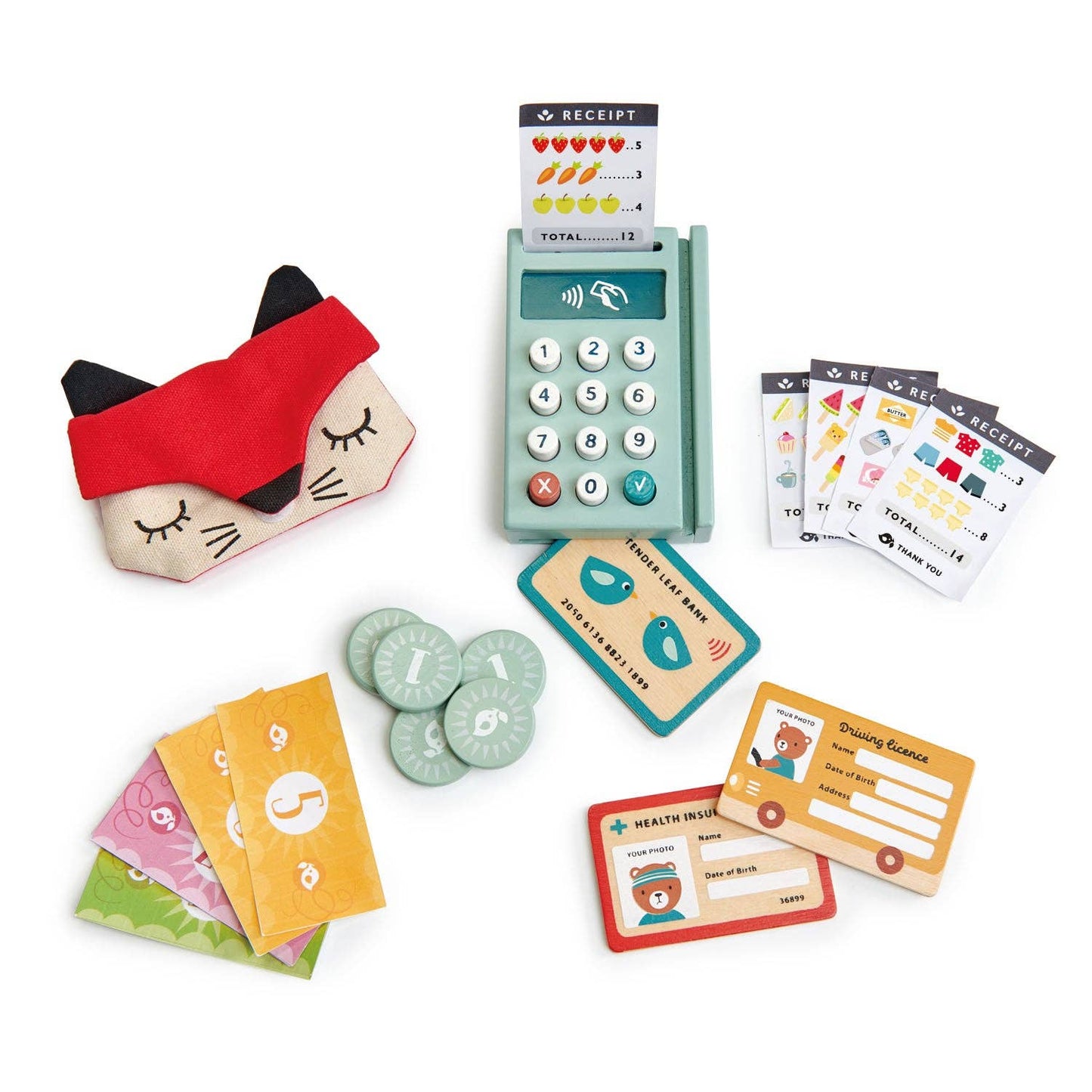 Play Pay Pack with Toy Money and Card Reader