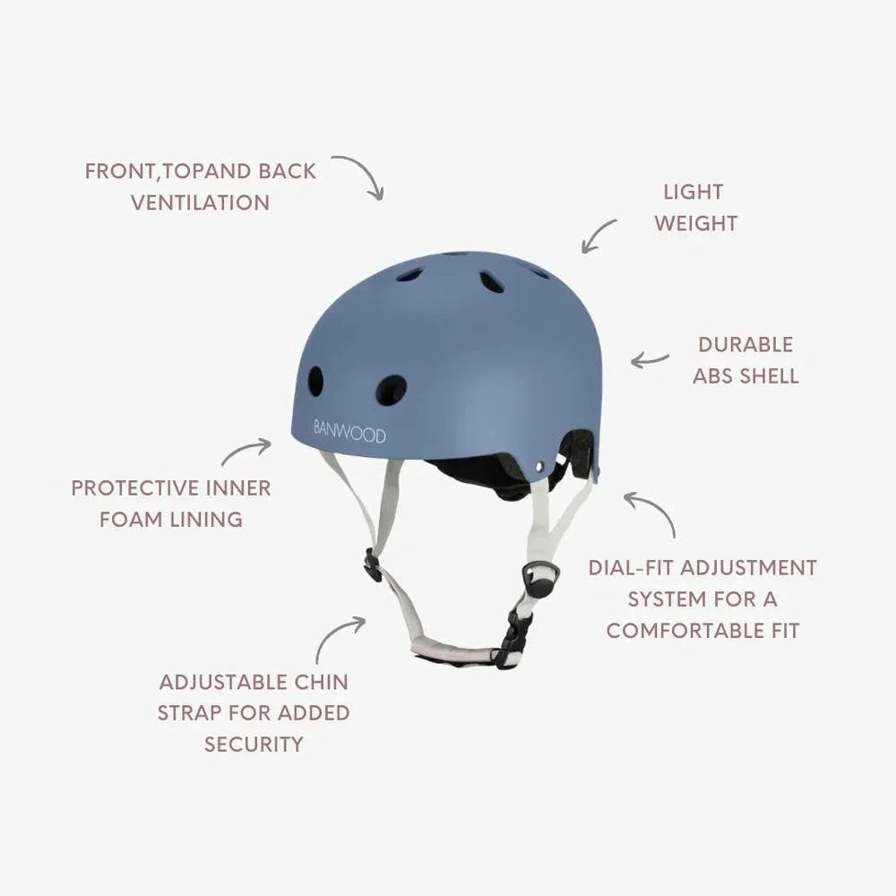Banwood Eco-Helmet - Deep Sea Blue (50-54 cm)