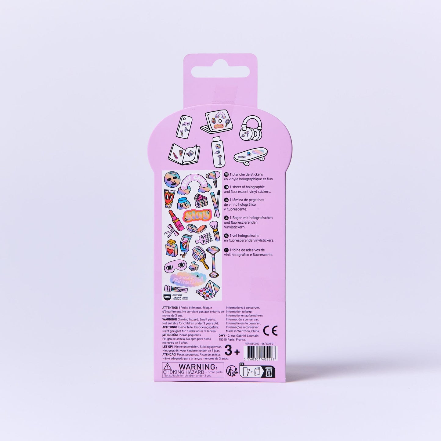 OMY, Mini Fabulous Stickers, Make-up