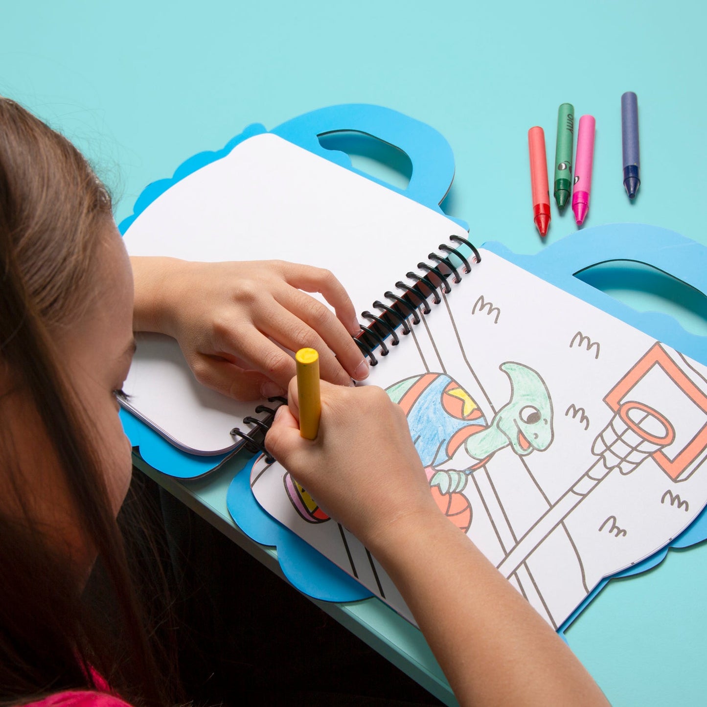 OMY Super Colouring and Stickers Book: Dino