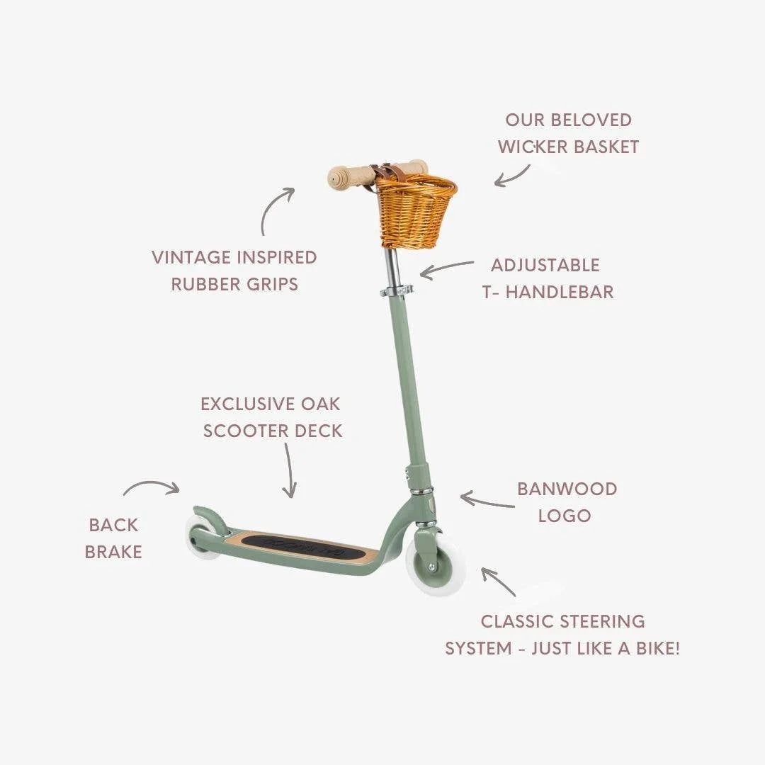 Banwood Maxi Scooter - Forest Green